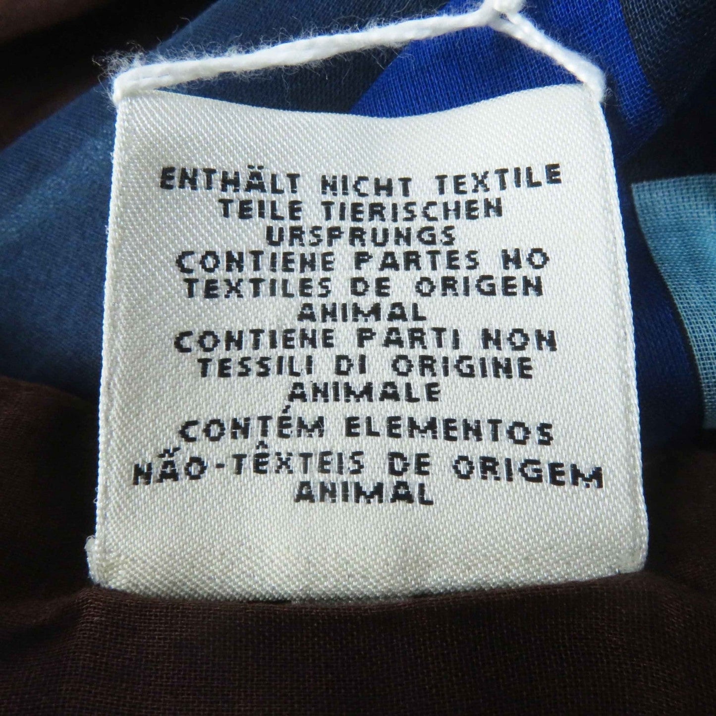 HERMES Tunic cotton BLUE／OCEAN SANGLES EN ZIGZAG TU