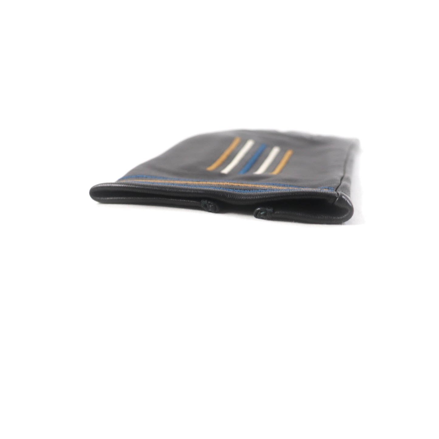 HERMES gloves Lamb leather black 7