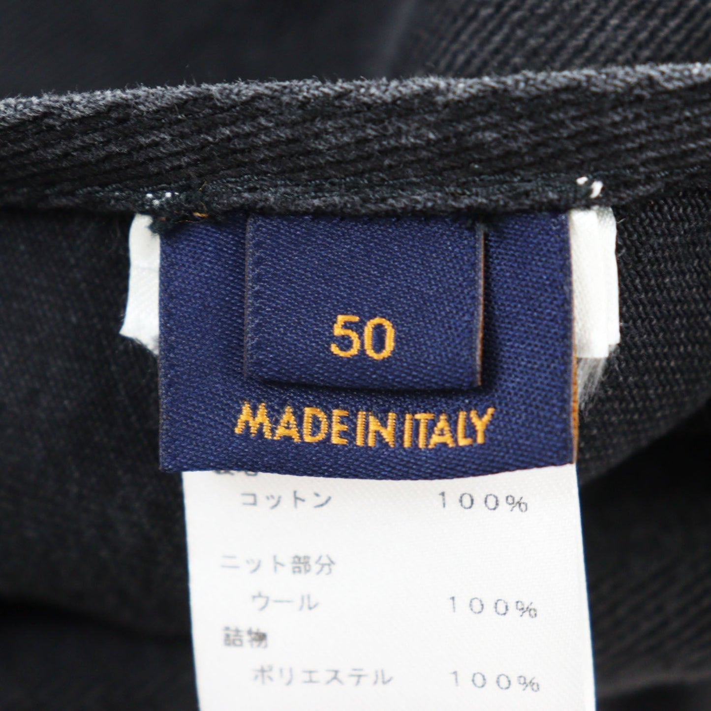 LOUIS VUITTON 1A5PAV cotton black 50