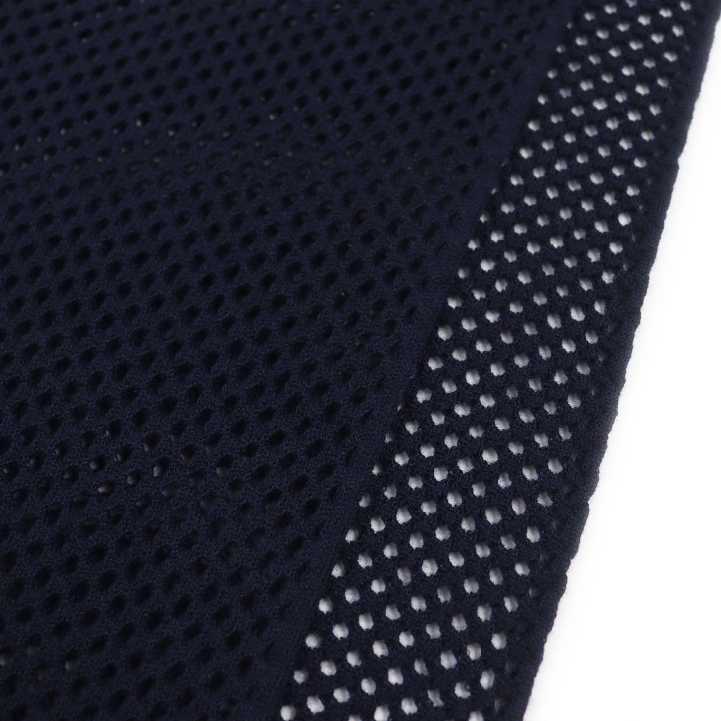 HERMES Stall cashmere Navy Maille fillet