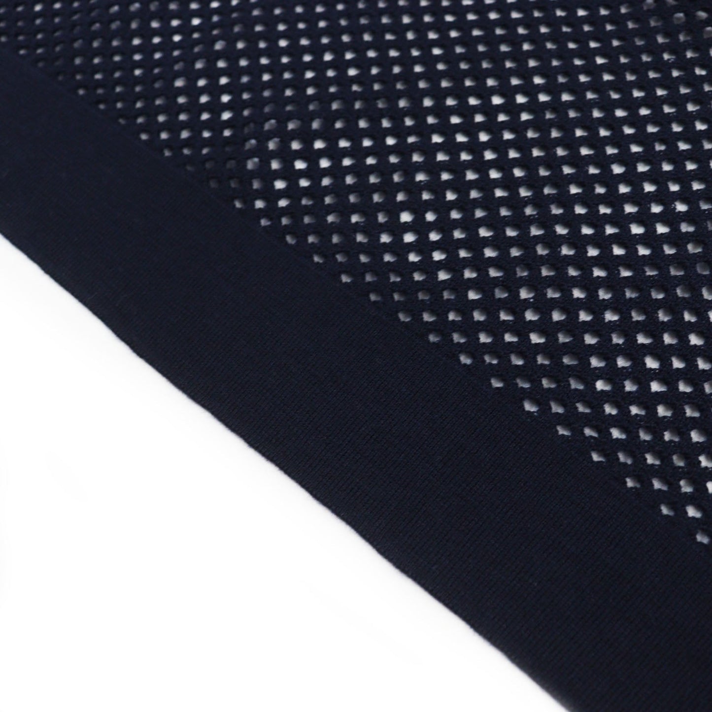 HERMES Stall cashmere Navy Maille fillet