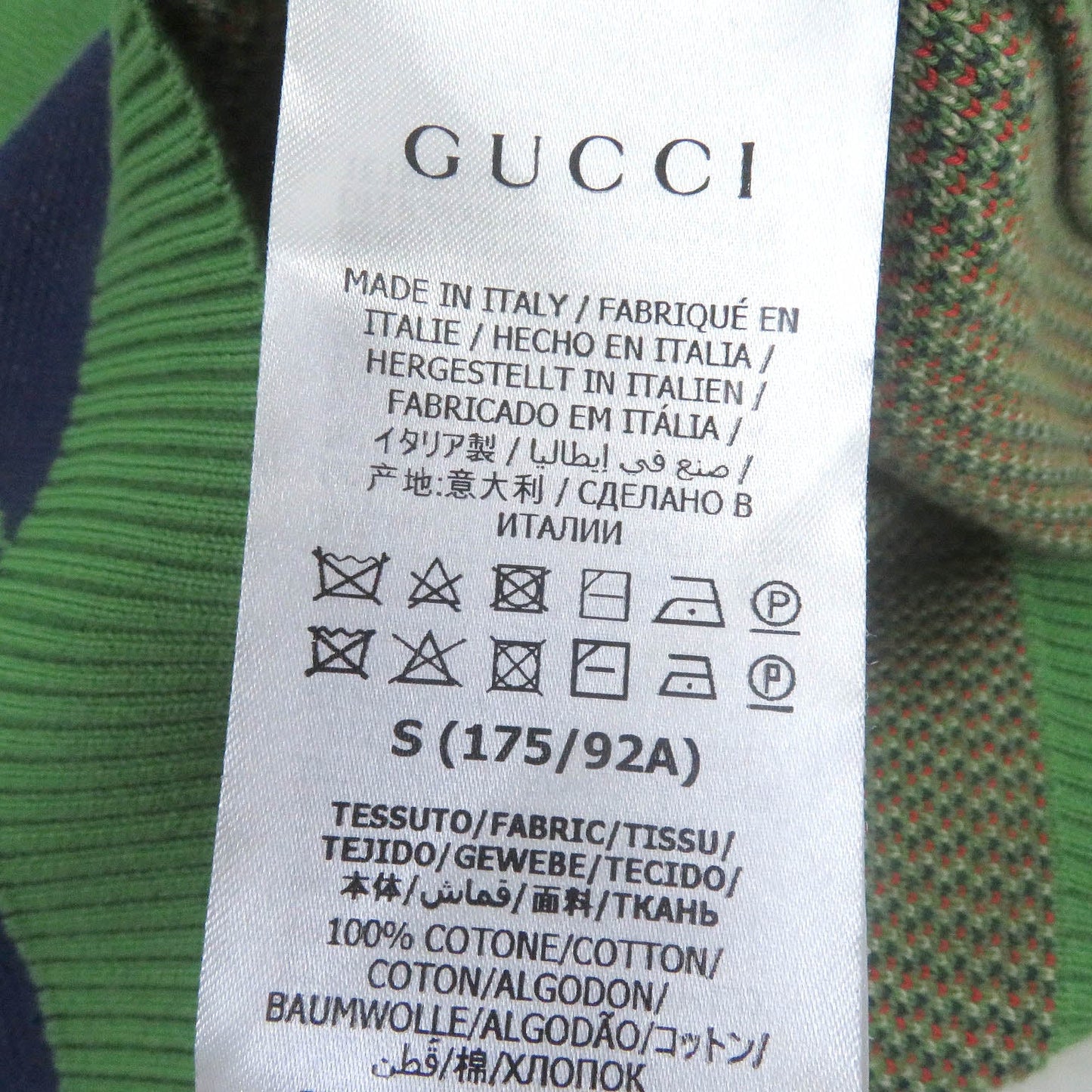 GUCCI Best 653841 cotton green S