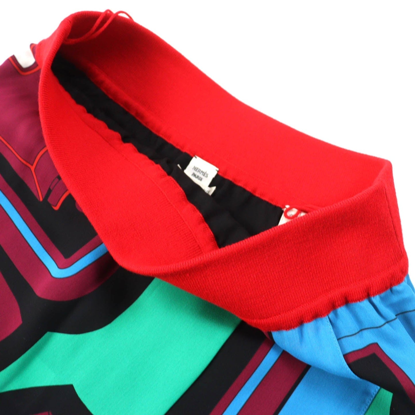 HERMES skirt 522823DO silk multicolor 38