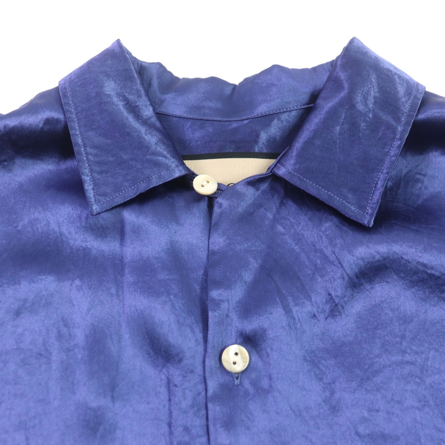 GUCCI Short sleeve shirt 654894 acetate Blue beige 46