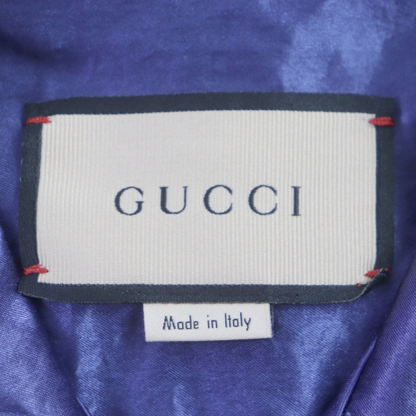 GUCCI Short sleeve shirt 654894 acetate Blue beige 46