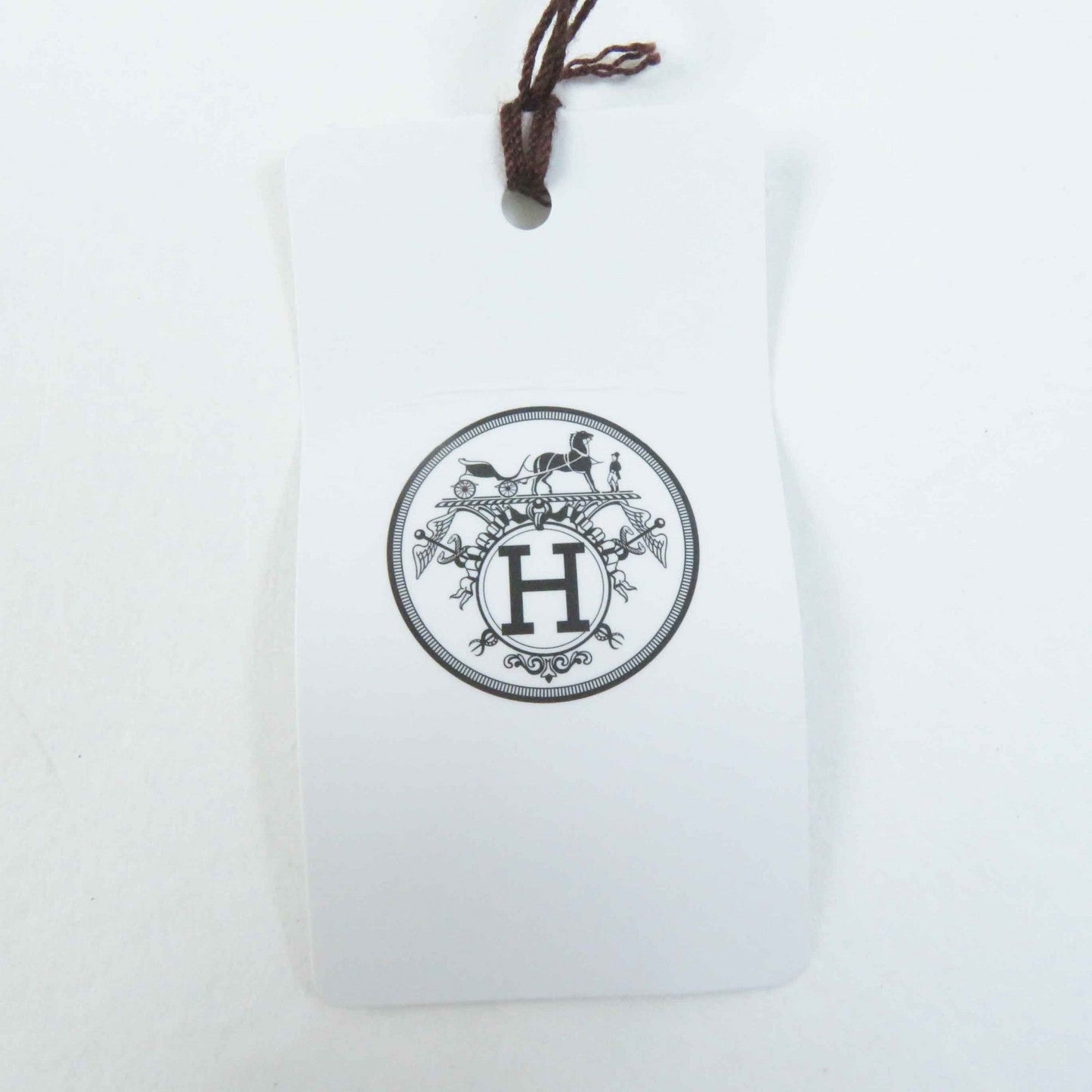 HERMES Short sleeve T-shirt 4E4632DN cotton White Brown type Panoplie Tout Cuir Jersey 36