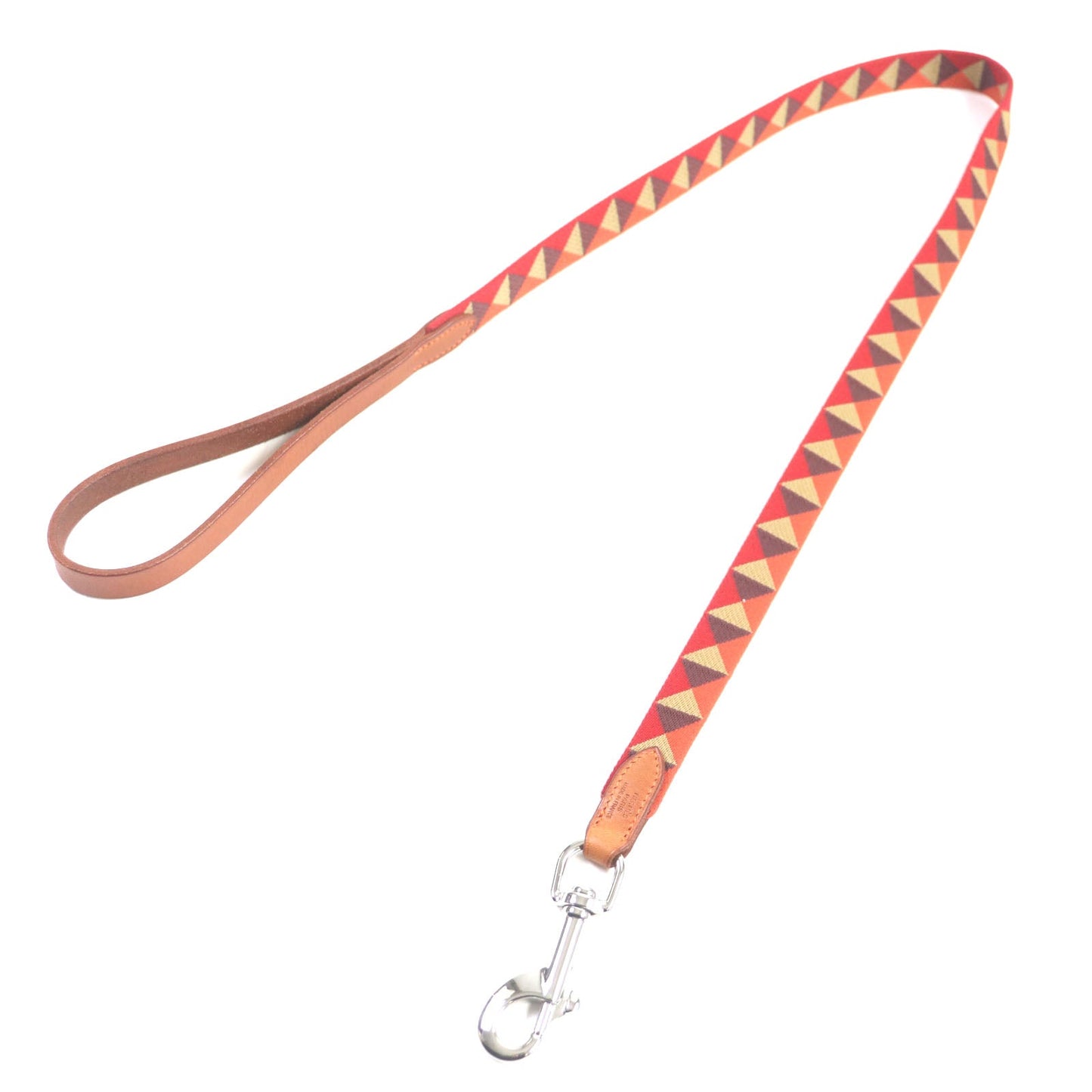 HERMES strap H079811CJ3O100 Nylon Dark Irish Dog leads Crew Medall Slim