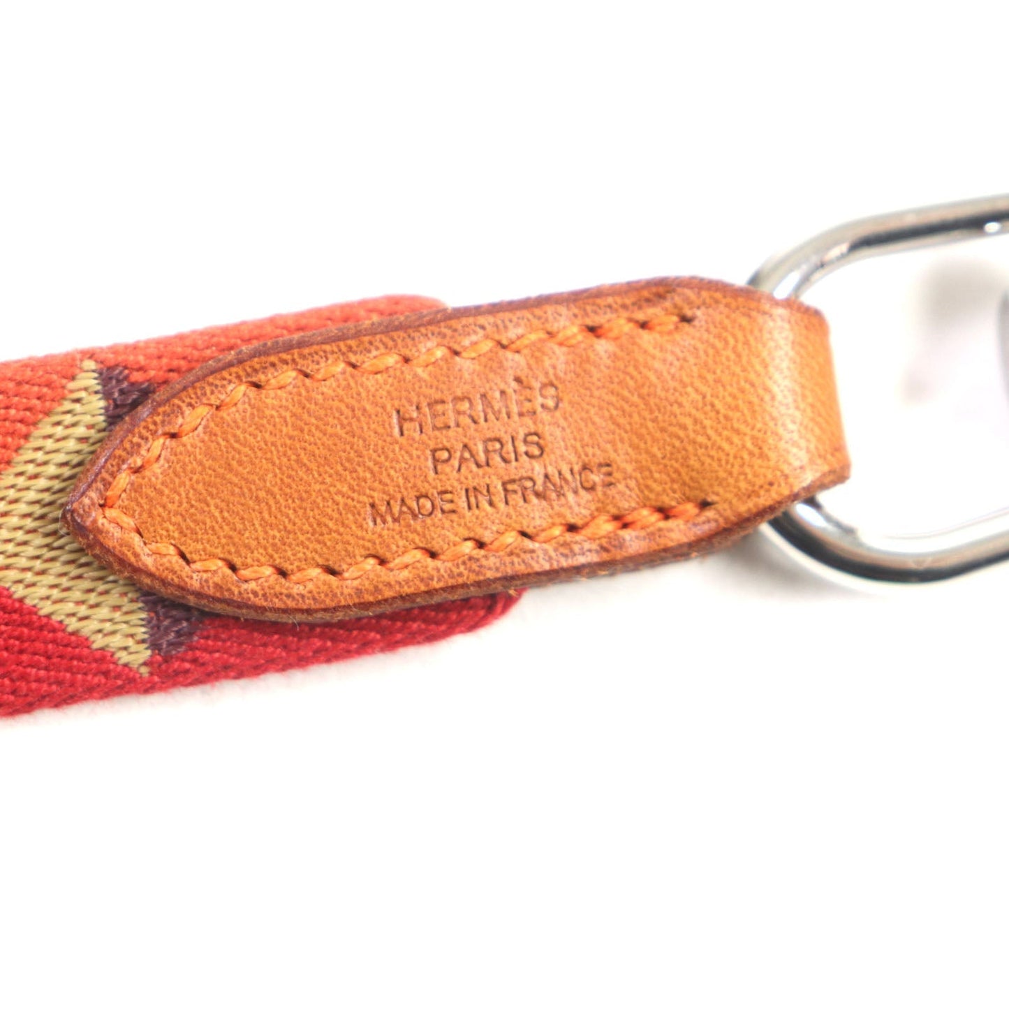 HERMES strap H079811CJ3O100 Nylon Dark Irish Dog leads Crew Medall Slim