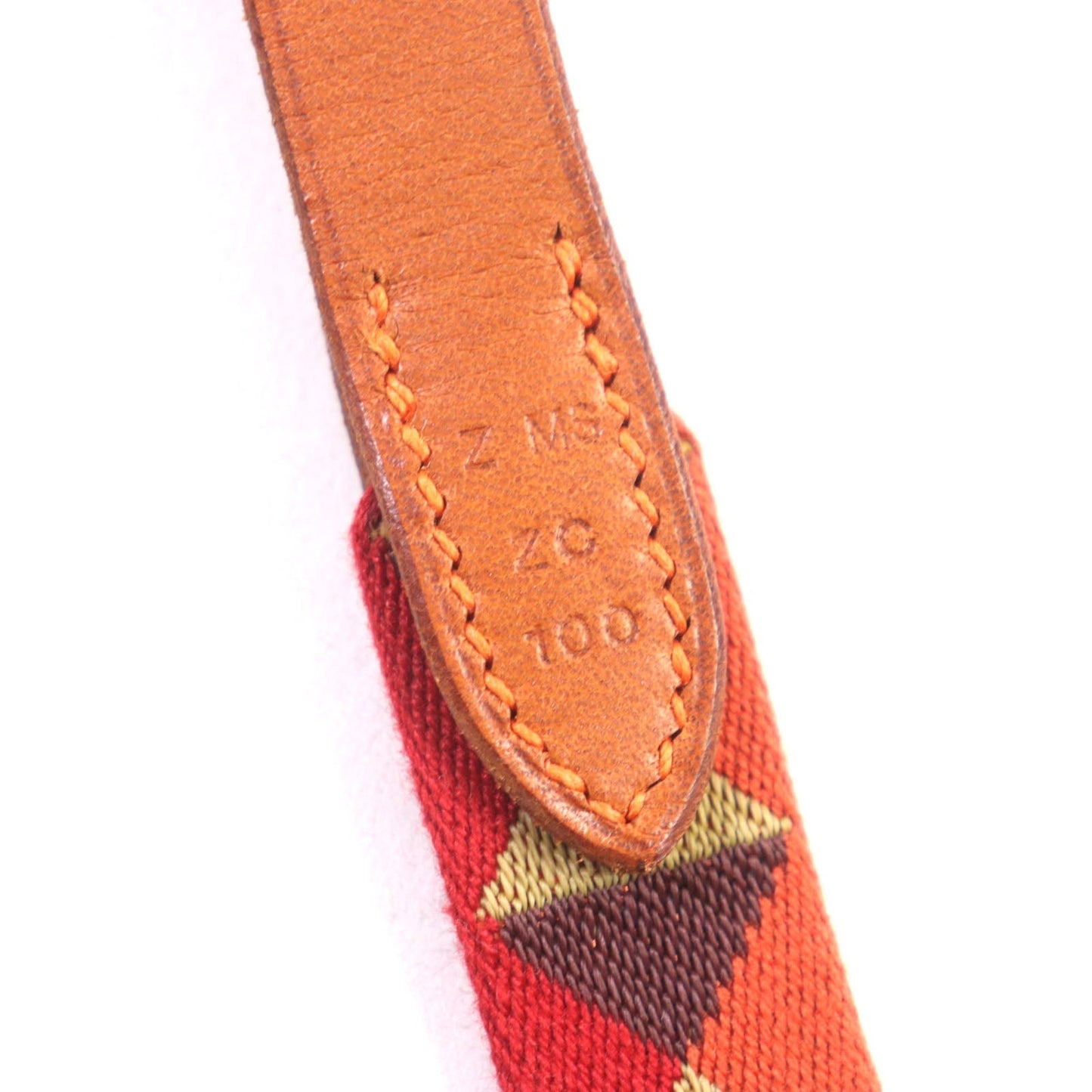 HERMES strap H079811CJ3O100 Nylon Dark Irish Dog leads Crew Medall Slim