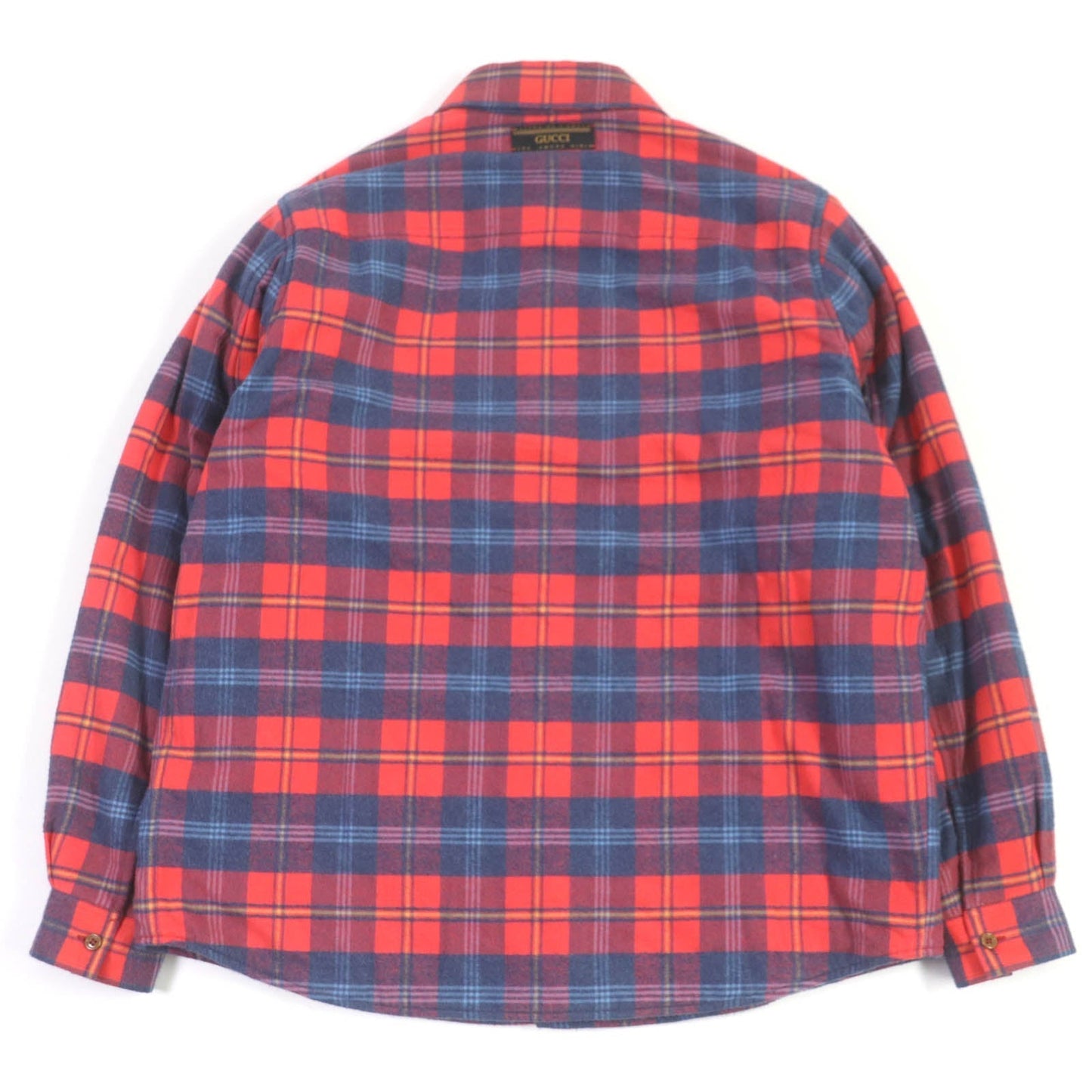 GUCCI Long sleeve shirt 591242 cotton multicolor DISNEY collaboration jacket Check Mickey patch 44