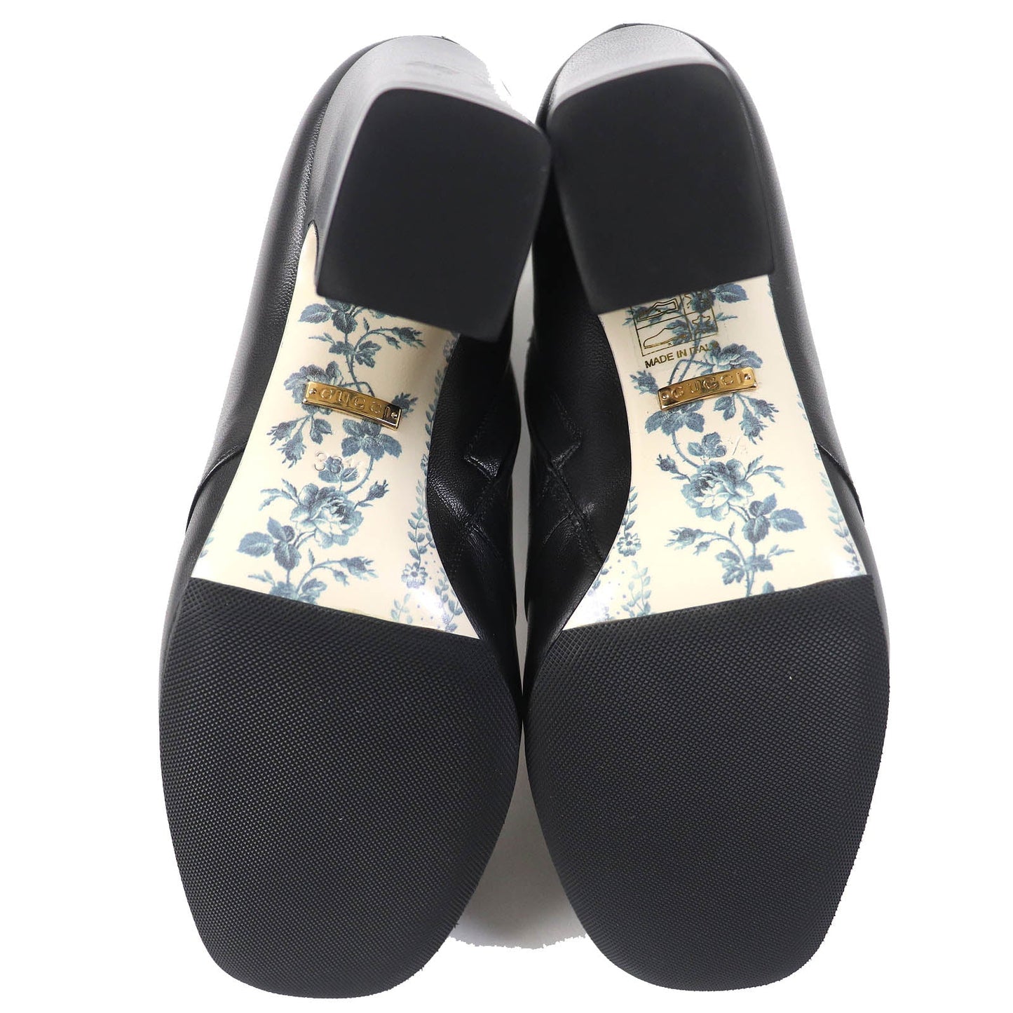 GUCCI Ankle boots 549694 leather black 36 1/2