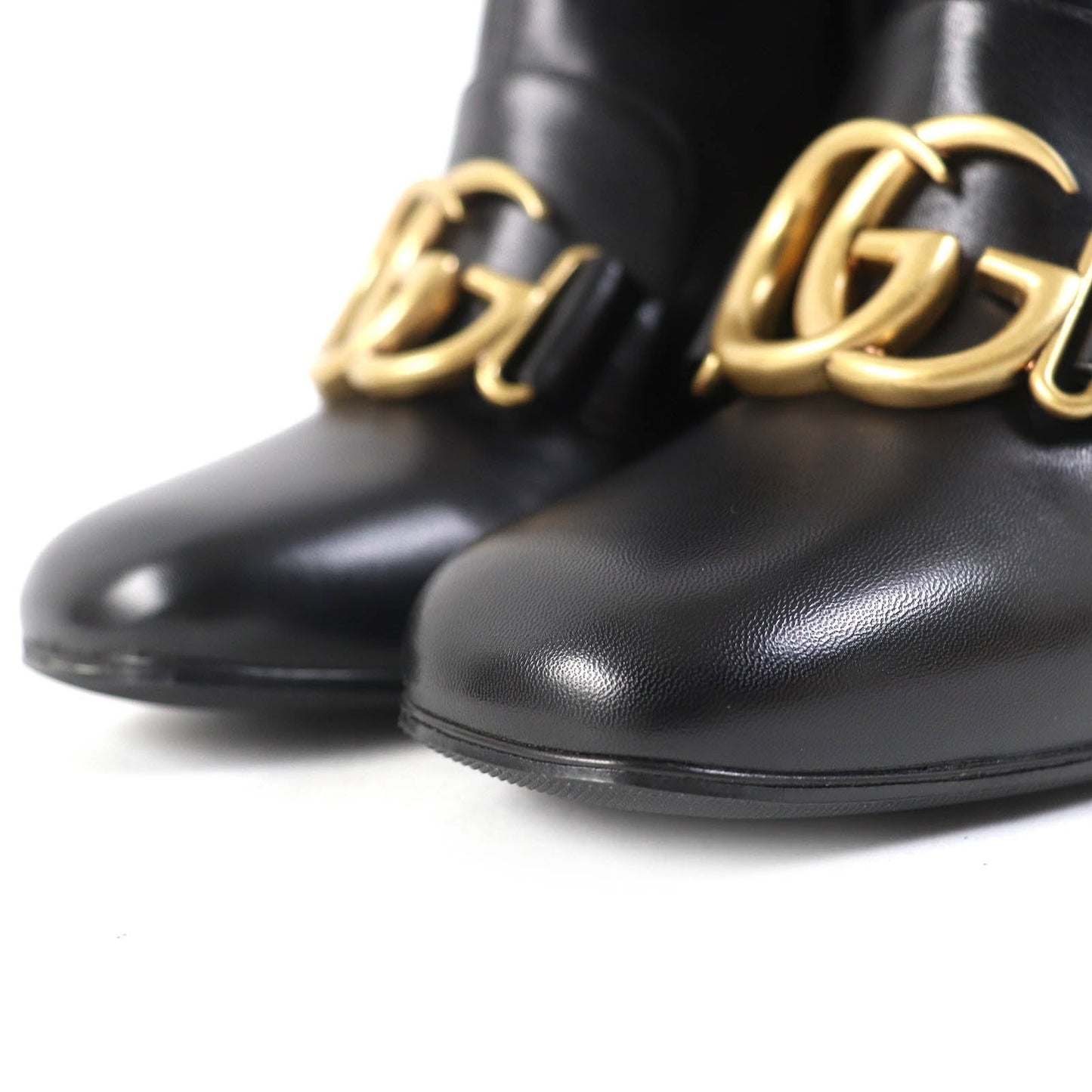 GUCCI Ankle boots 549694 leather black 36 1/2