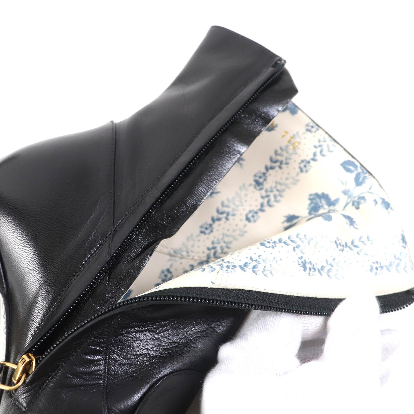 GUCCI Ankle boots 549694 leather black 36 1/2