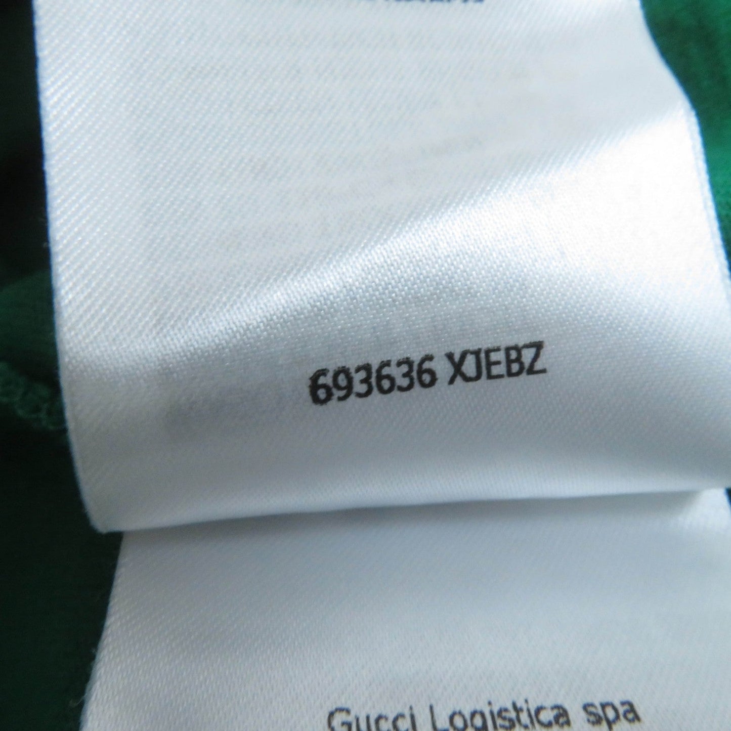 GUCCI Short sleeve T-shirt 693636 cotton green XS (160/84Y)