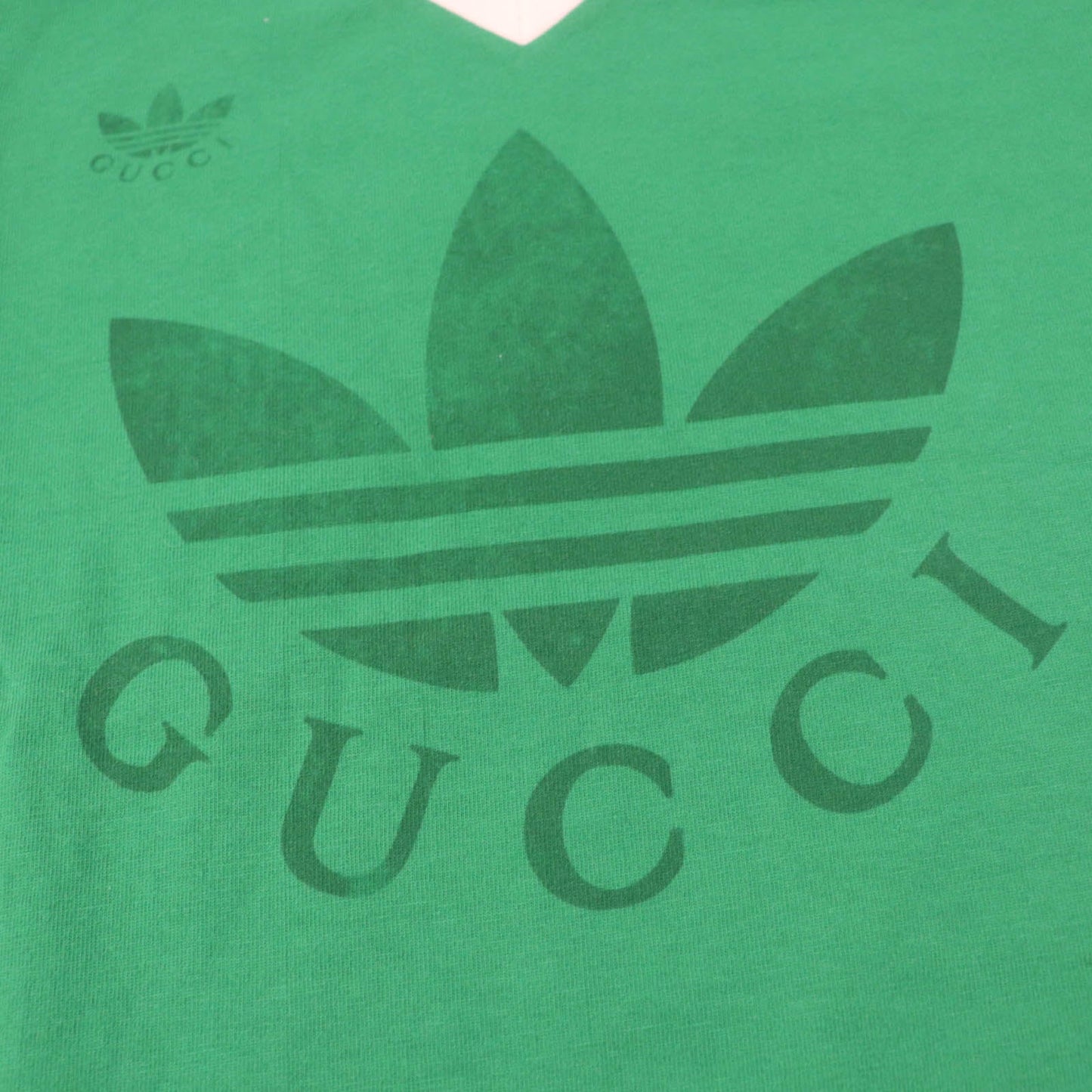 GUCCI Short sleeve T-shirt 693636 cotton green XS (160/84Y)