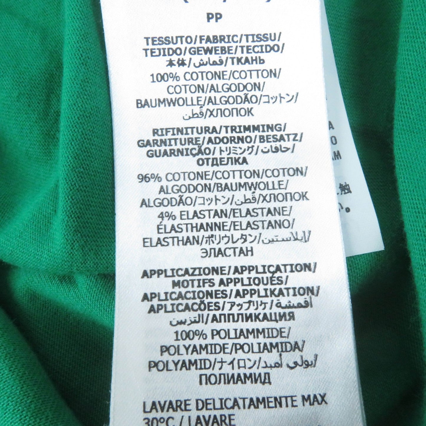GUCCI Short sleeve T-shirt 693636 cotton green XS (160/84Y)