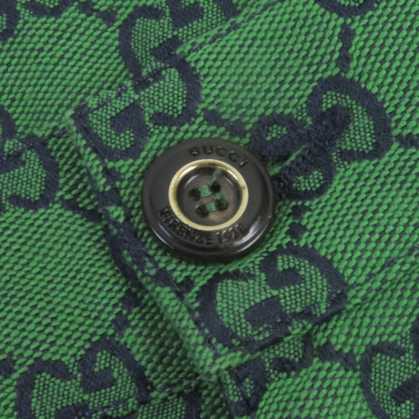 GUCCI Denim pants 623953 cotton green 30