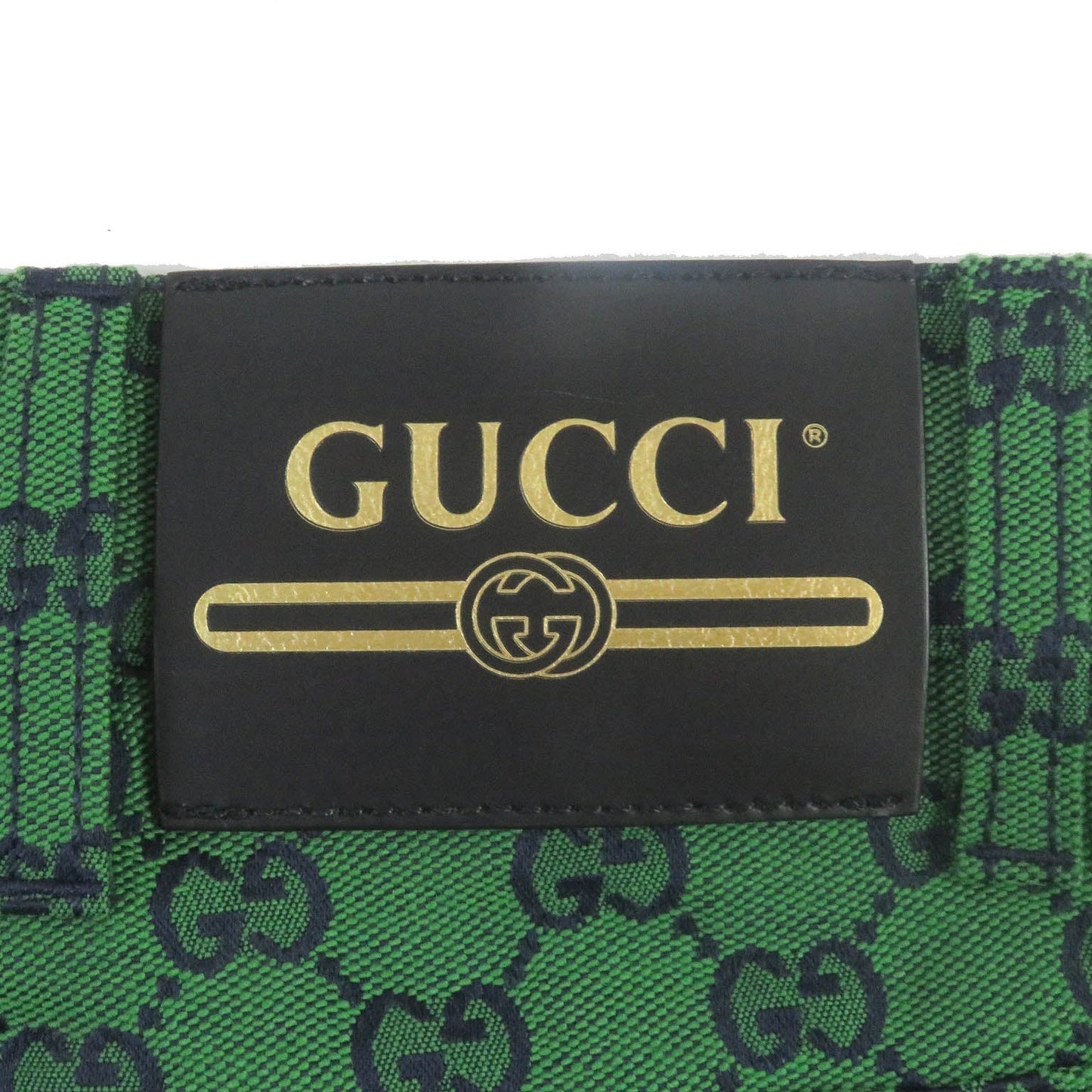 GUCCI Denim pants 623953 cotton green 30