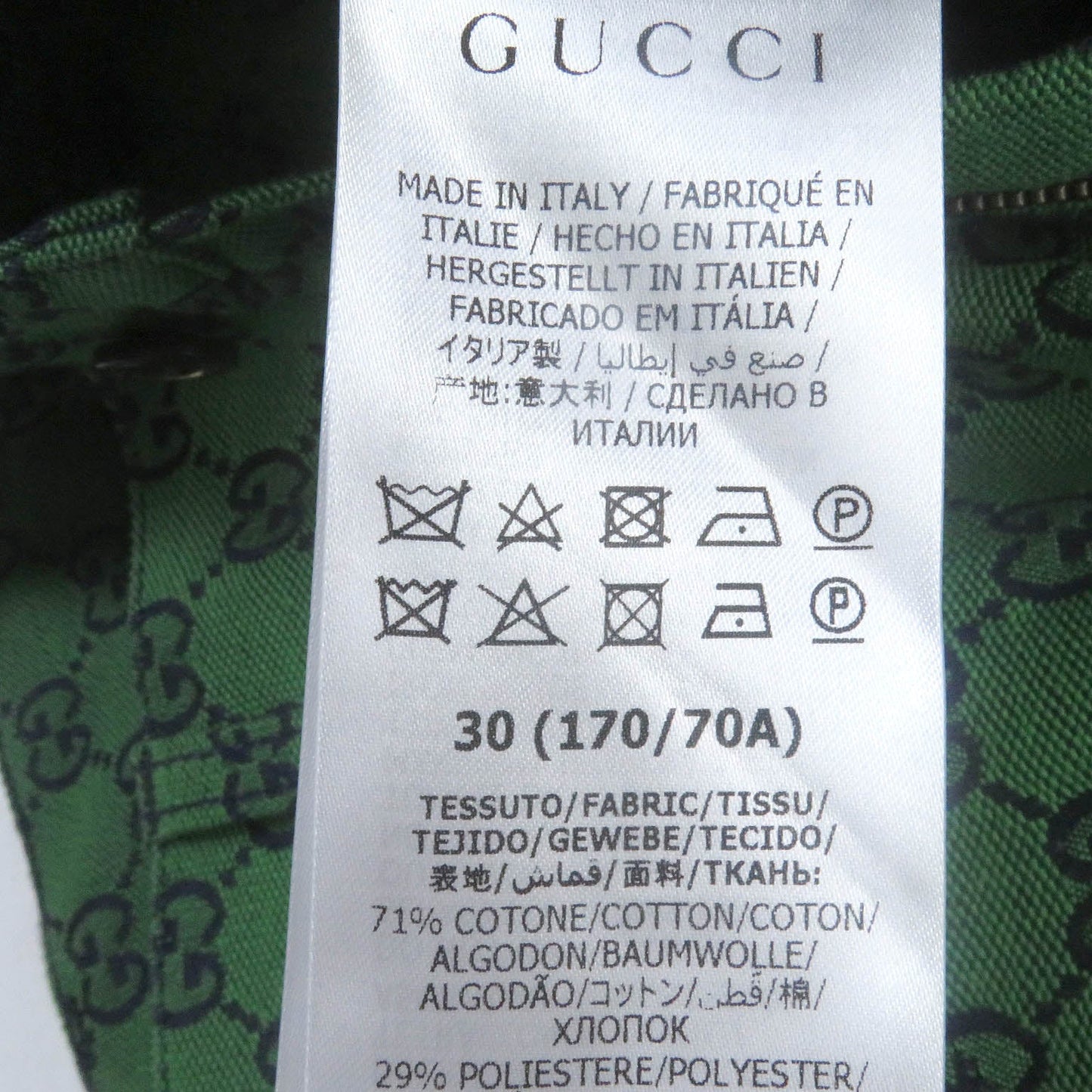 GUCCI Denim pants 623953 cotton green 30