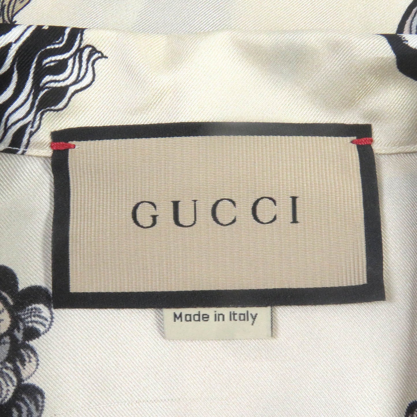 GUCCI Short sleeve shirt 716118 silk Light beige type 48