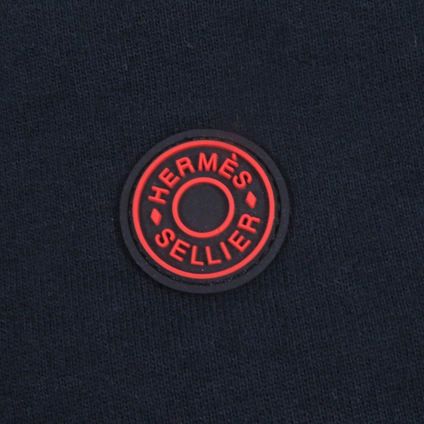 HERMES Hoodie H800742E 03S cotton Navy Hermes Fit M