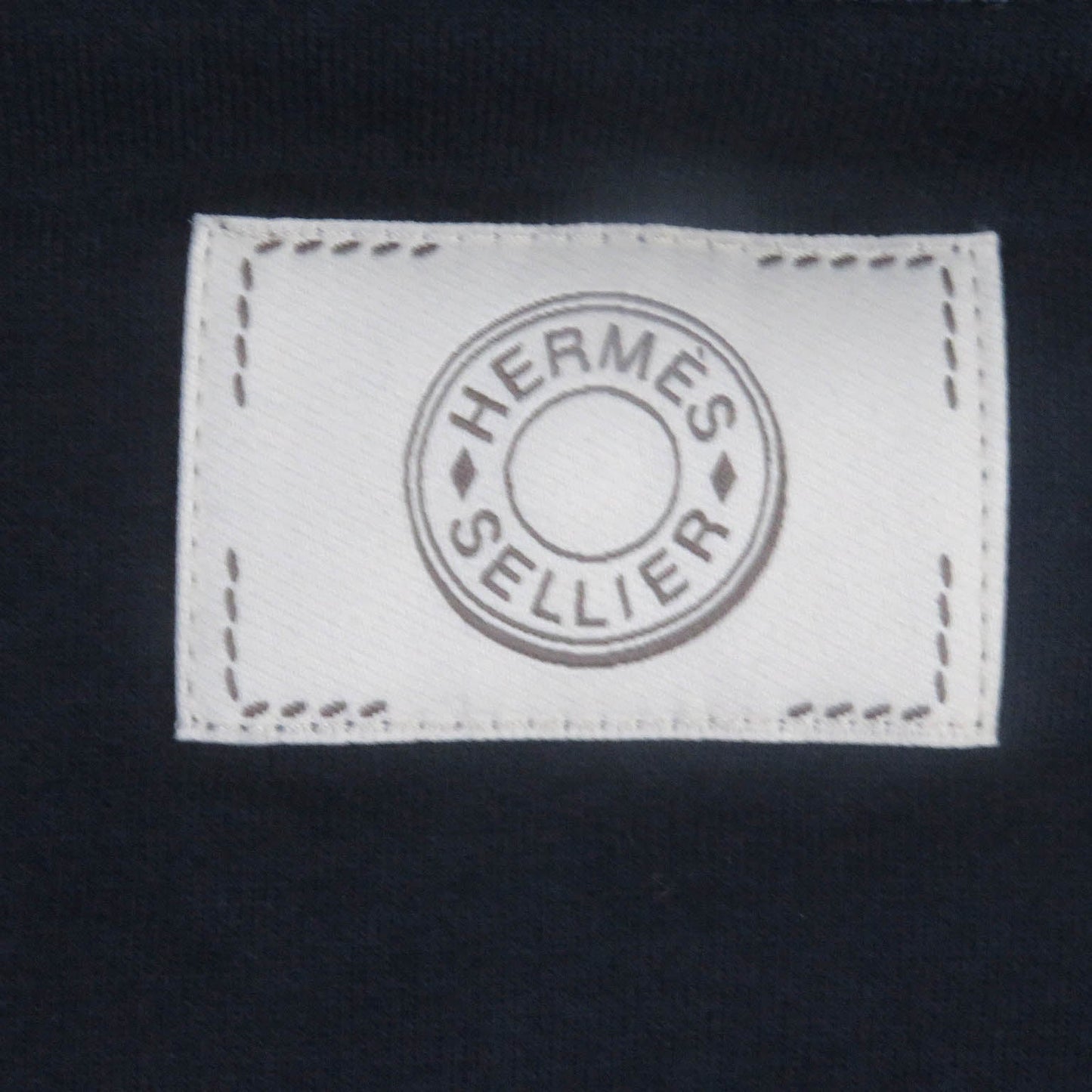 HERMES Hoodie H800742E 03S cotton Navy Hermes Fit M