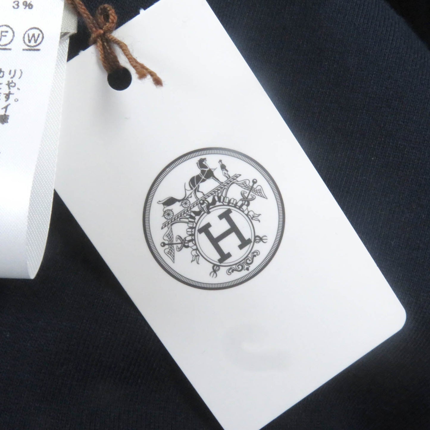HERMES Hoodie H800742E 03S cotton Navy Hermes Fit M