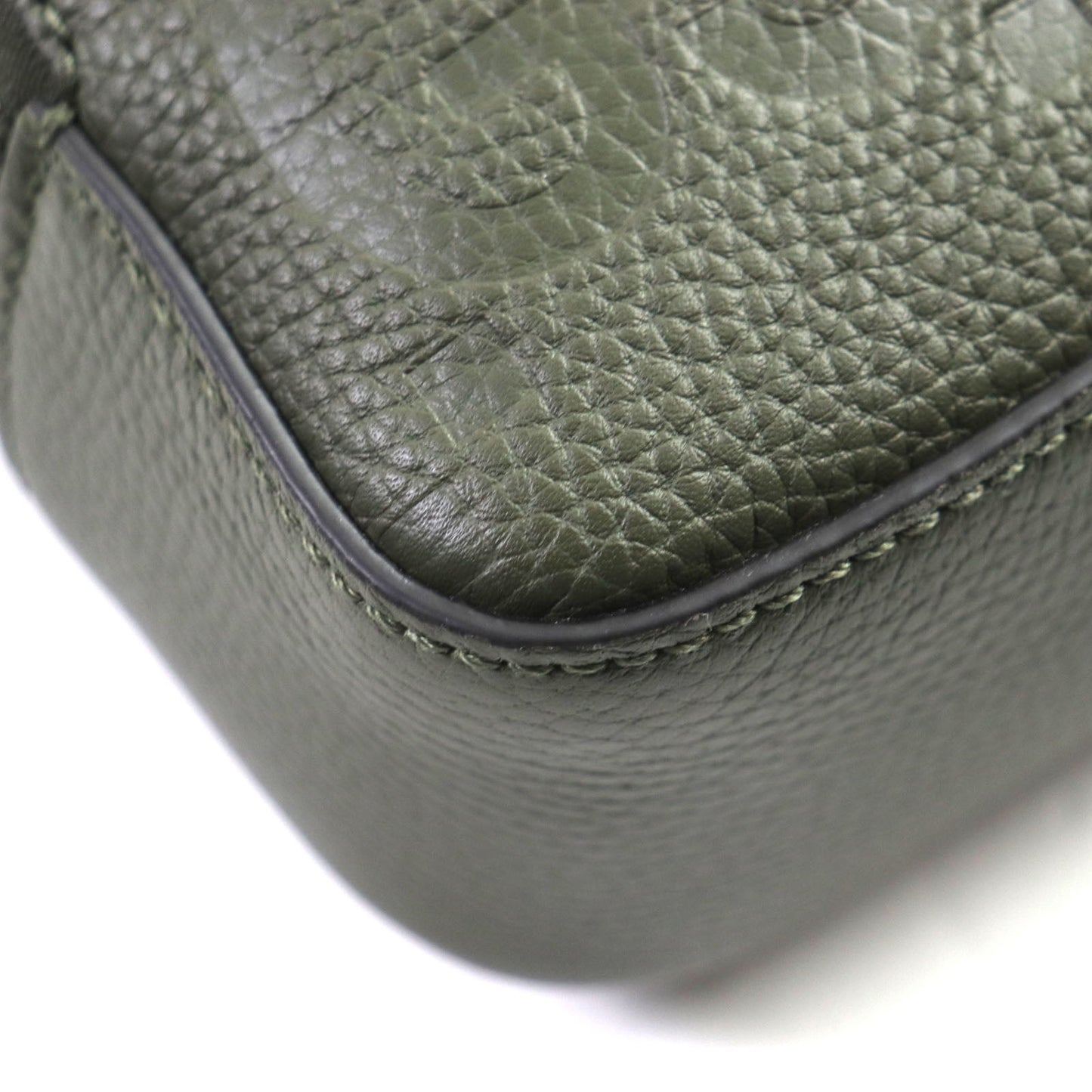 GUCCI Sling bag 766937 leather Khaki (dark green) Jumbo GG