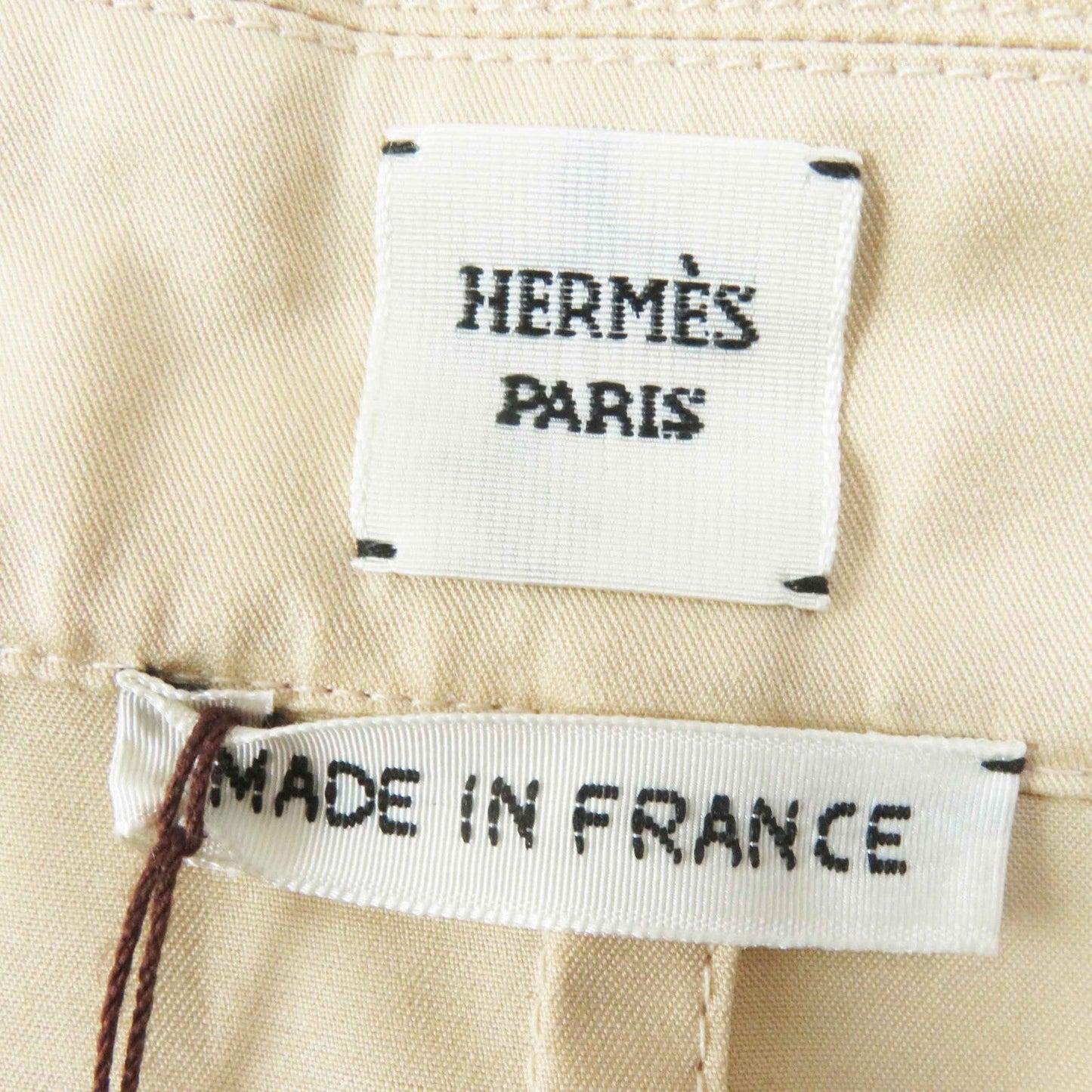 HERMES one piece 3E0548DX cotton beige 34
