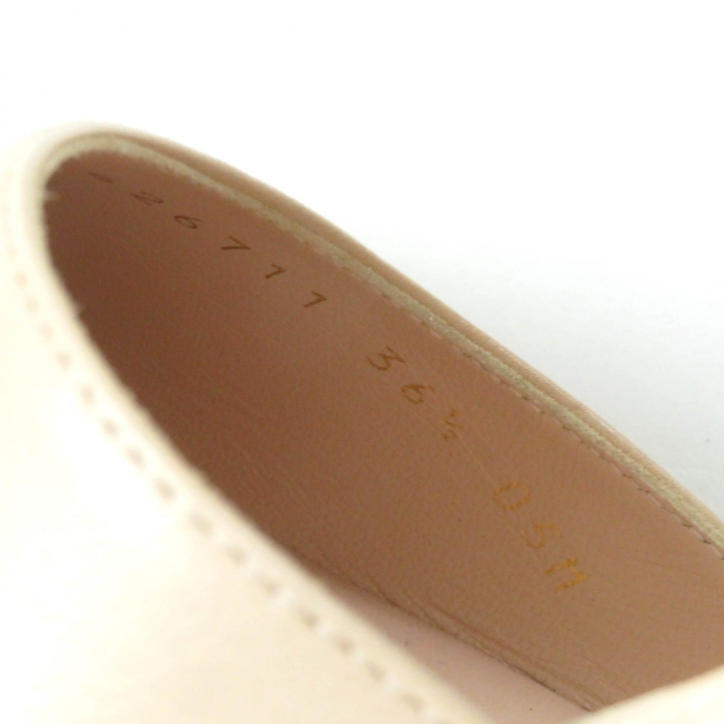 GUCCI pumps 626711 leather beige 36.5