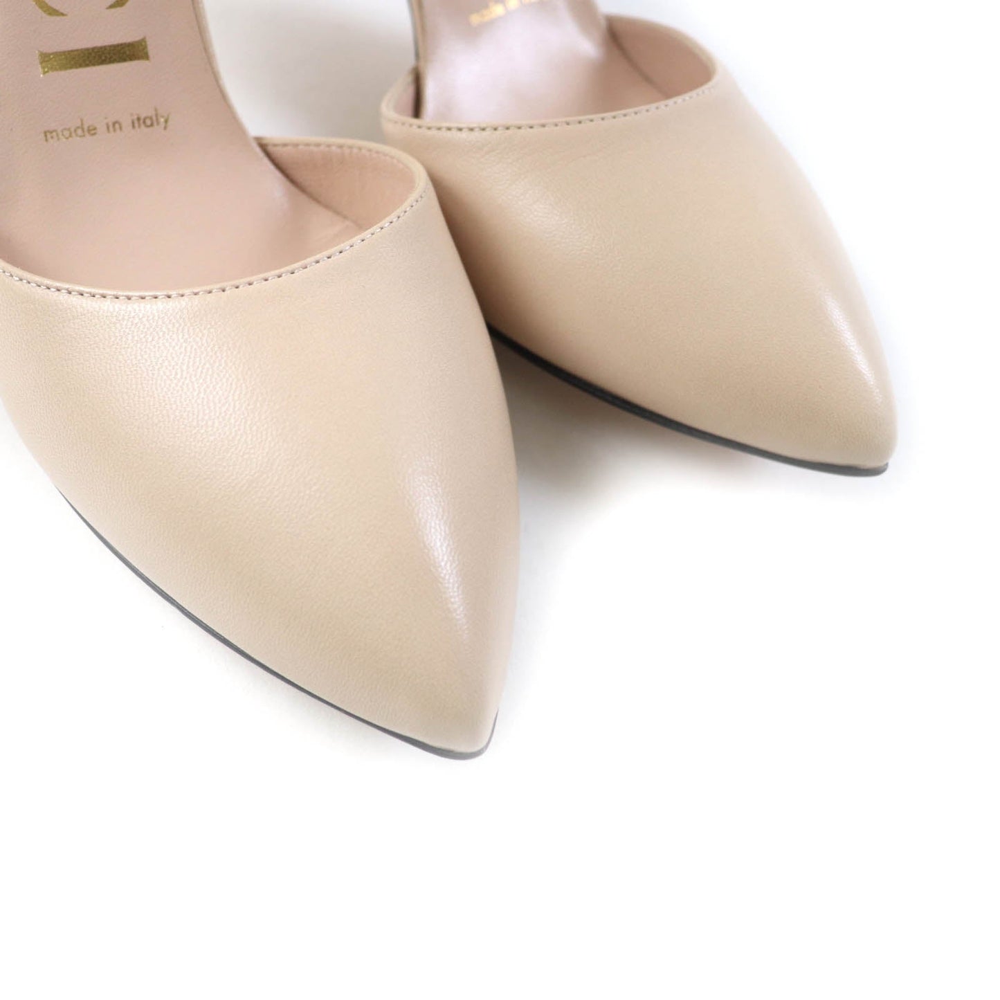 GUCCI pumps 626711 leather beige 36.5
