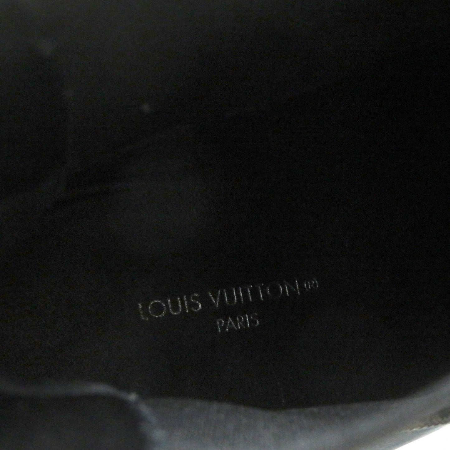 LOUIS VUITTON Ankle boots 1AABB7 leather Black brown Bobble Line 37