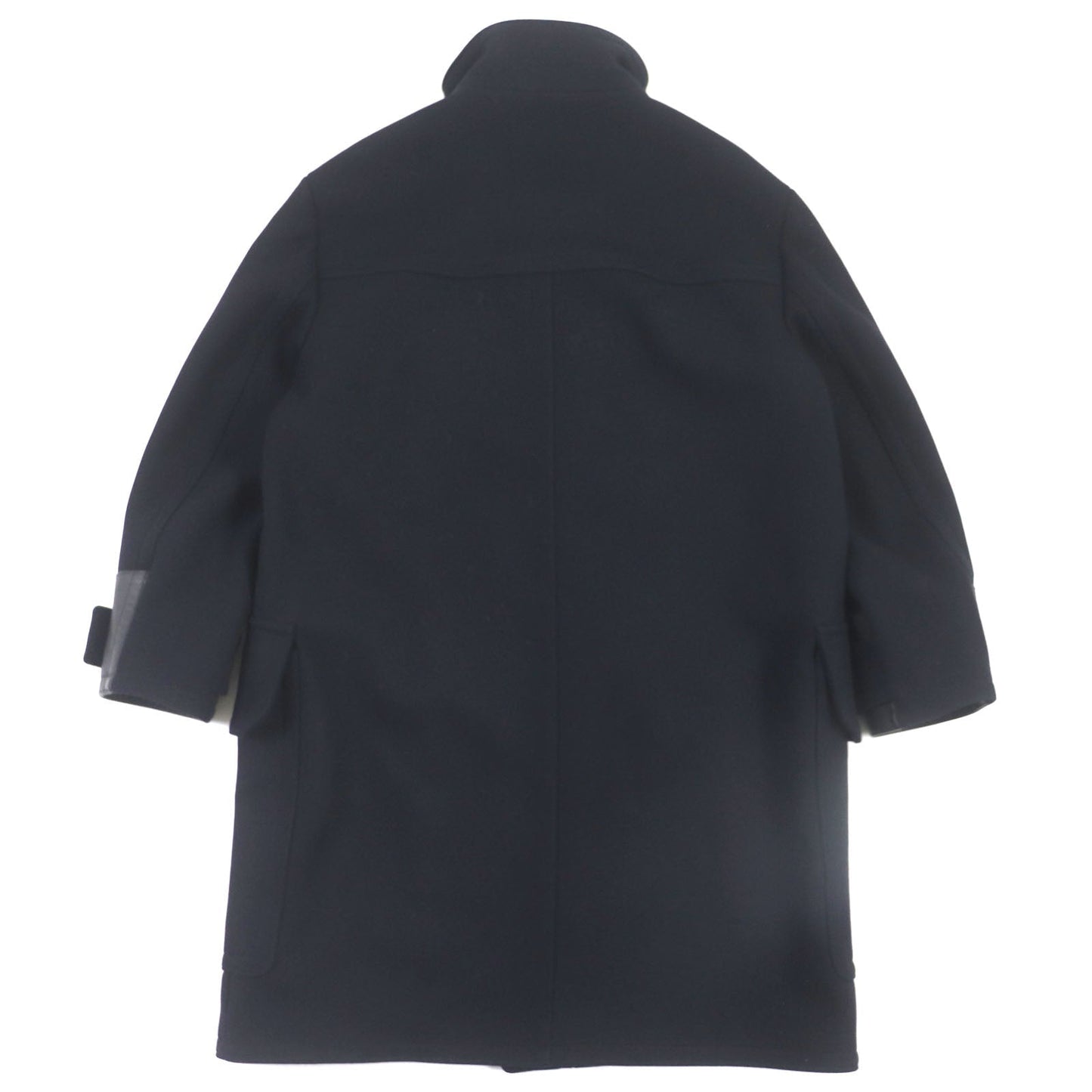 HERMES coat wool Dark navy 44