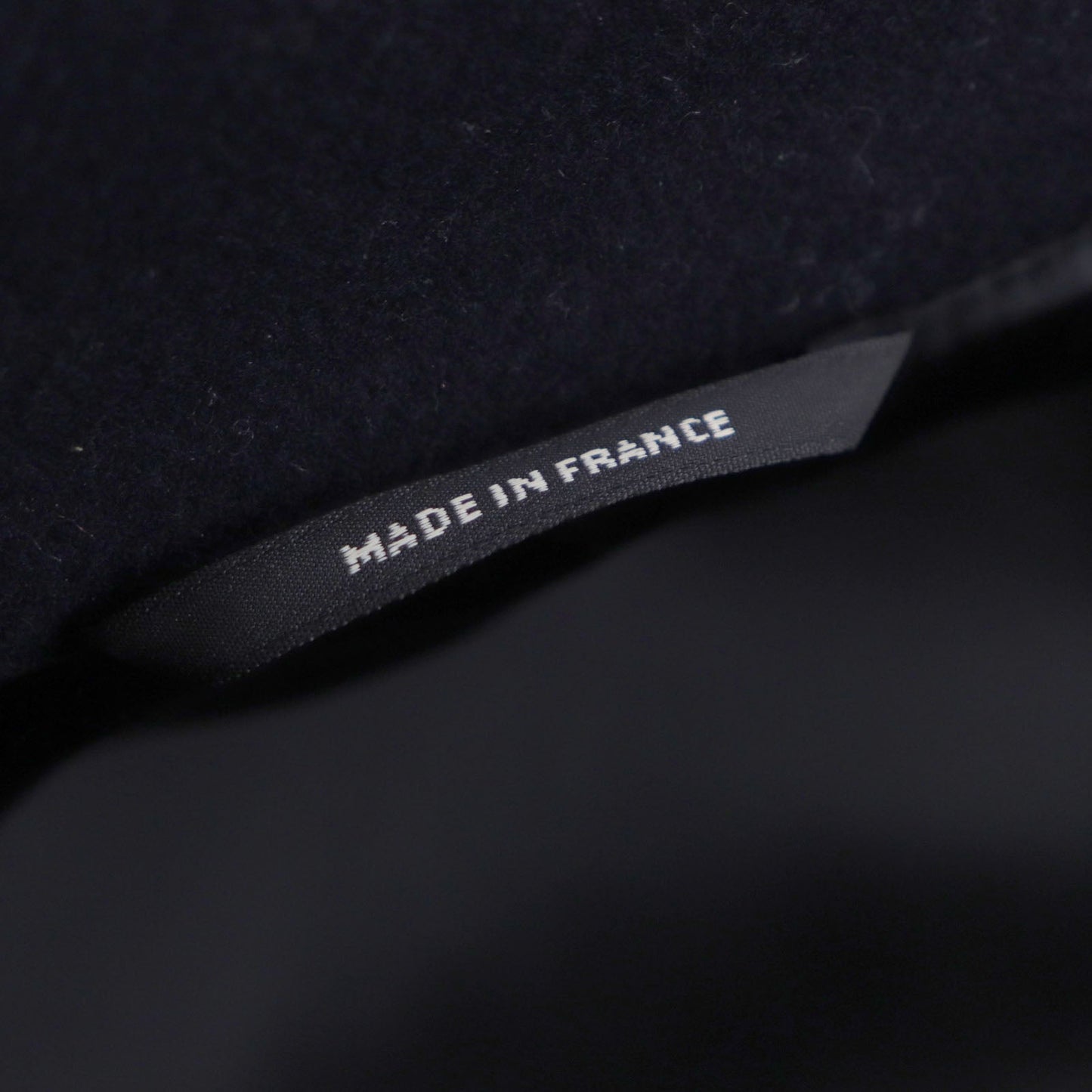 HERMES coat wool Dark navy 44