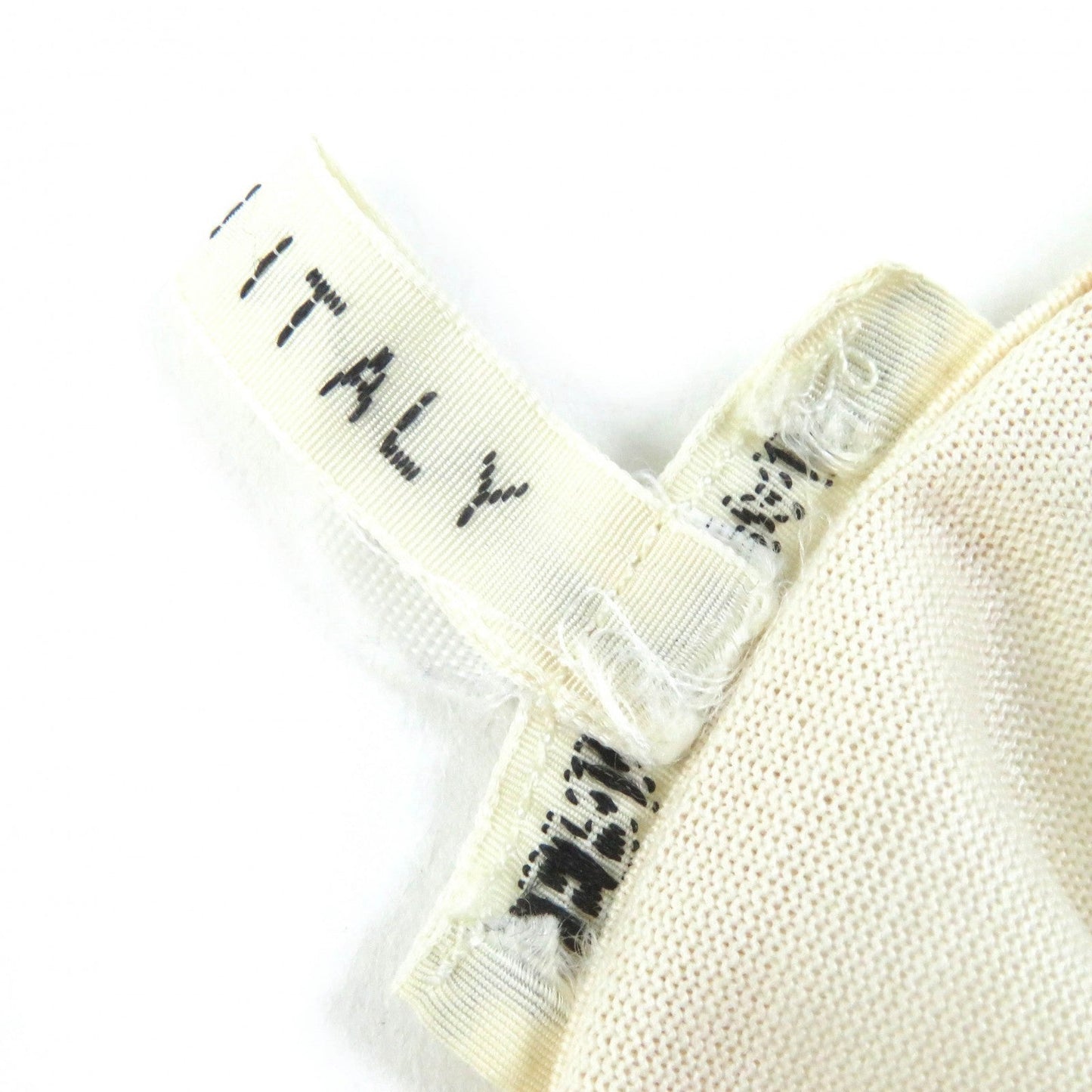 HERMES Long-sleeved T-shirt cotton beige M