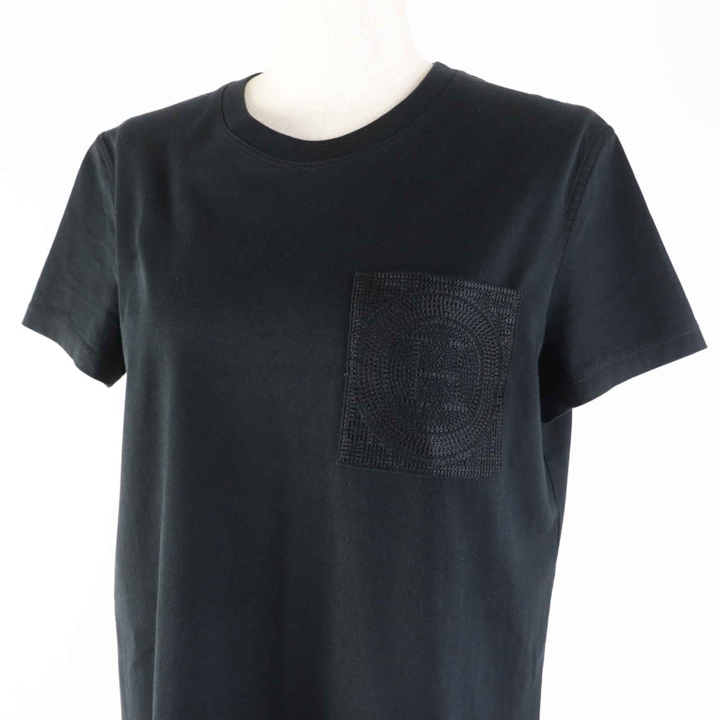 HERMES one piece 2H4512DU cotton black 38