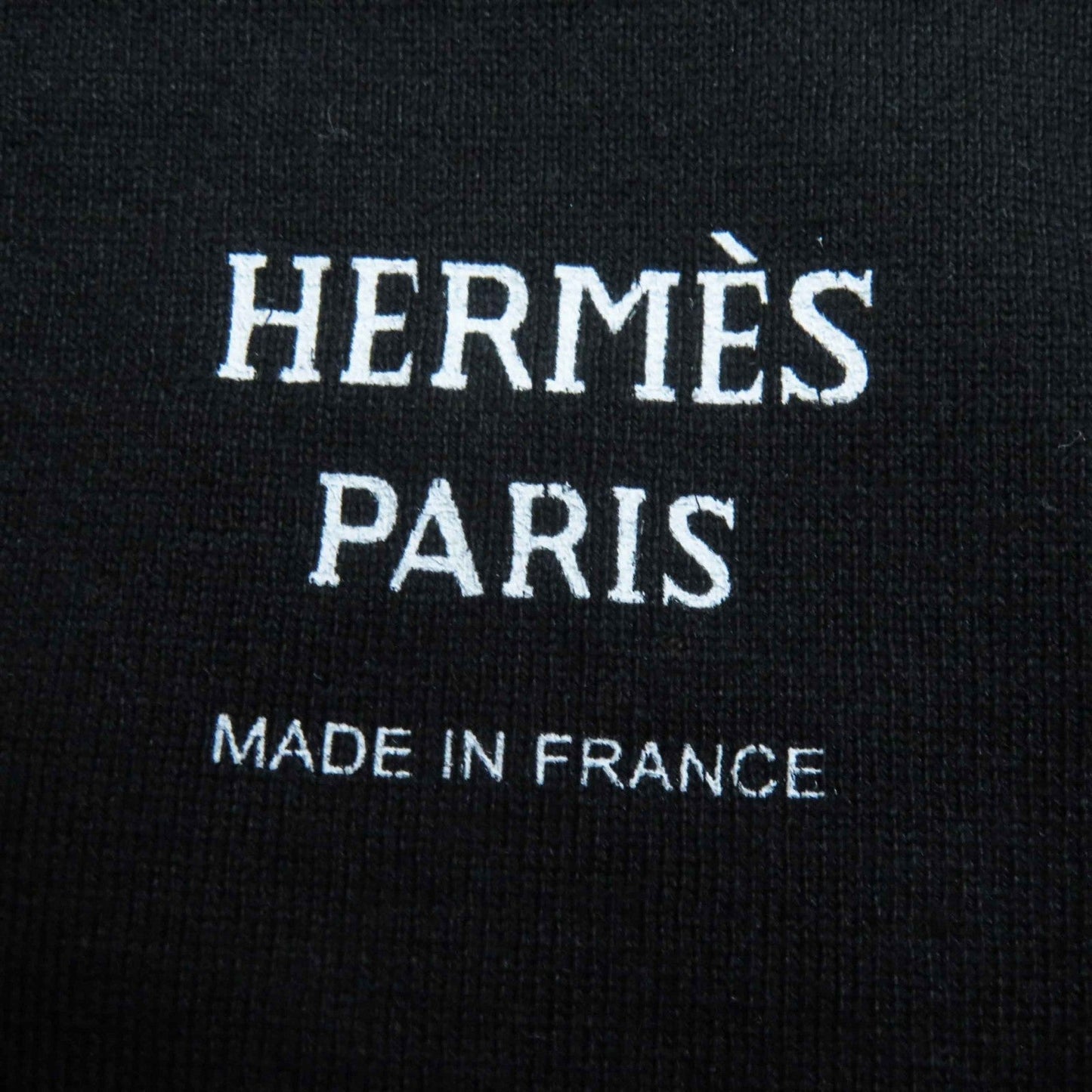 HERMES one piece 2H4512DU cotton black 38