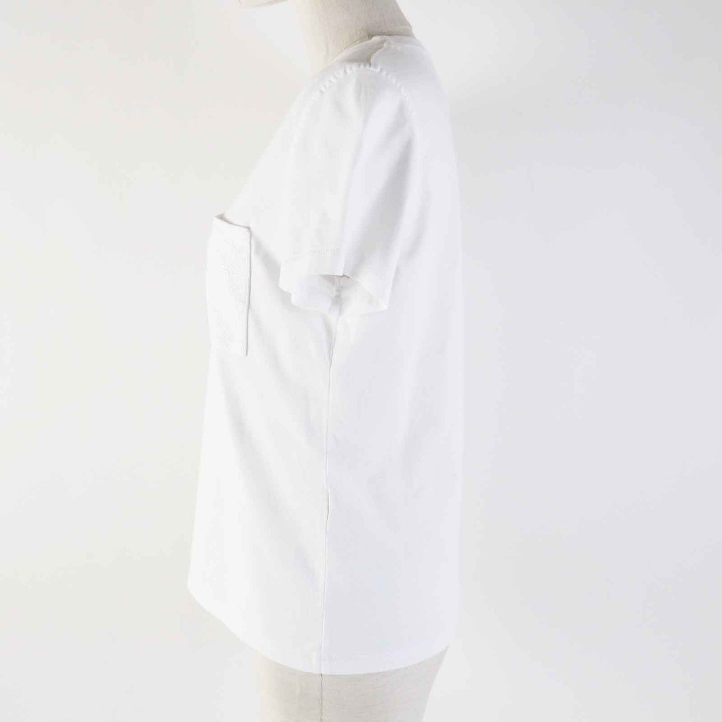 HERMES tops 3E4620DL cotton white 38