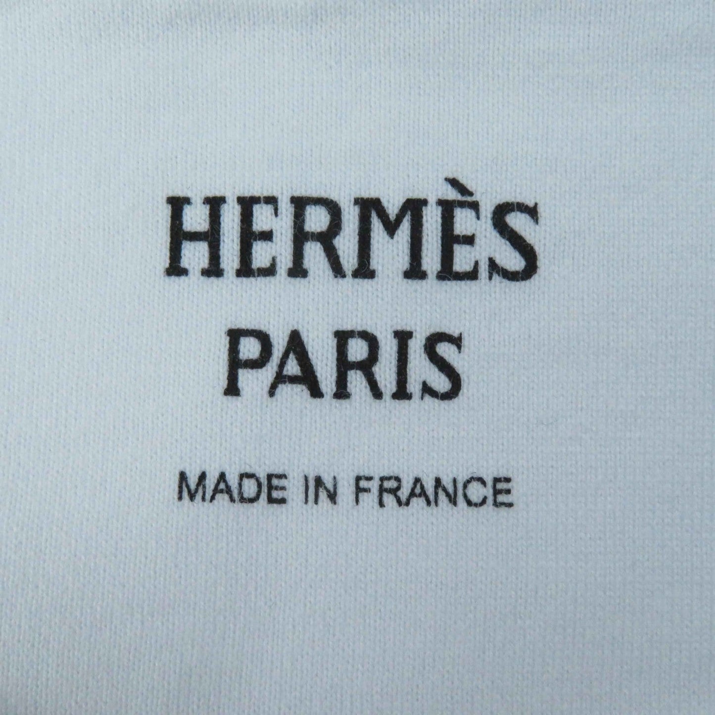 HERMES tops 3E4620DL cotton white 38