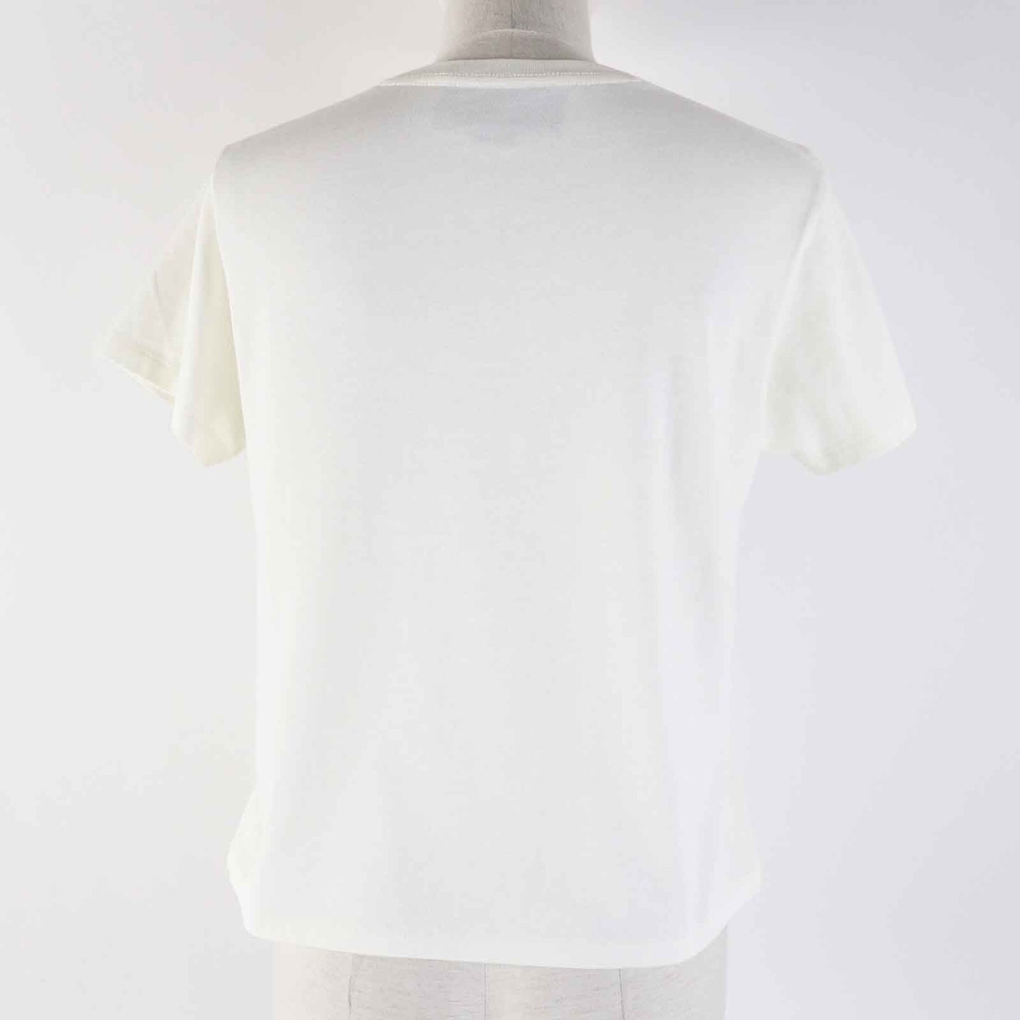 GUCCI Short sleeve T-shirt 644674 cotton Ivory black XS