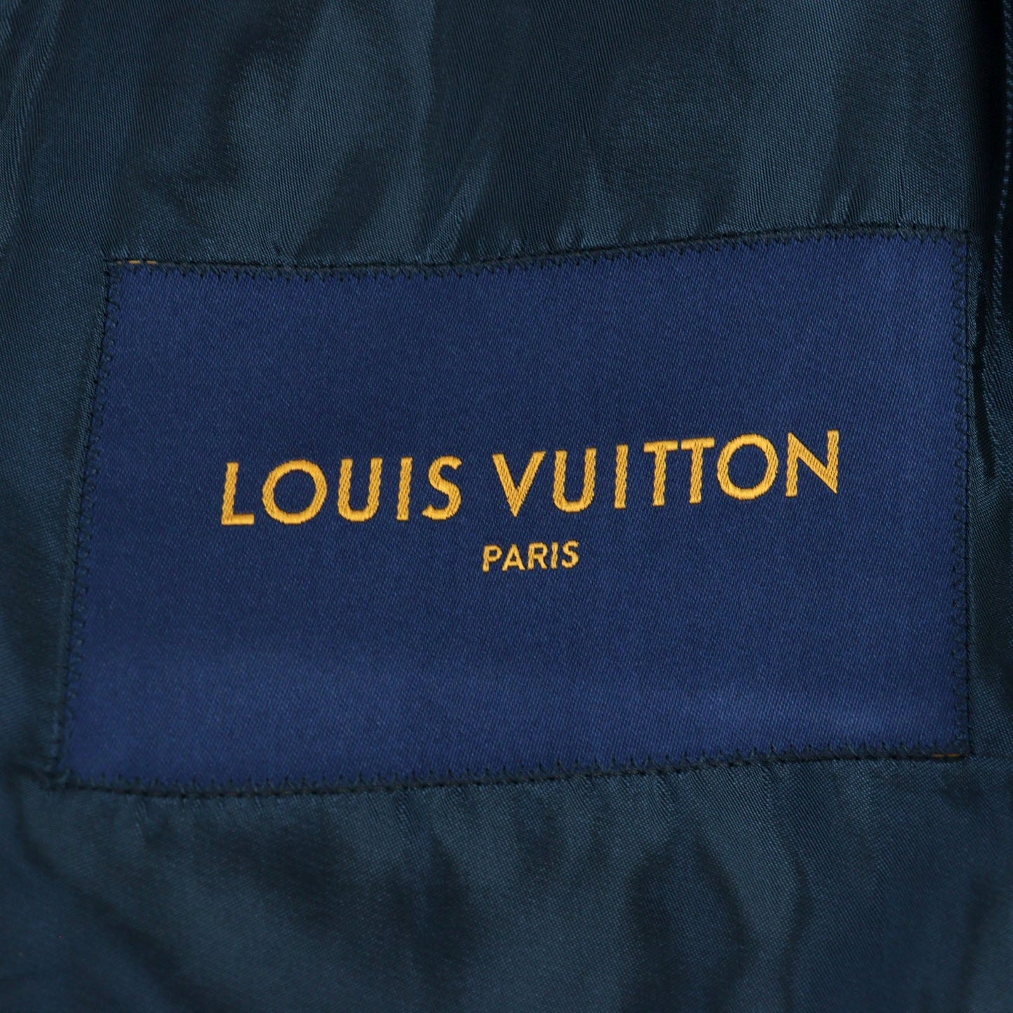 LOUIS VUITTON Chester coat HEC42E cashmere Navy 52