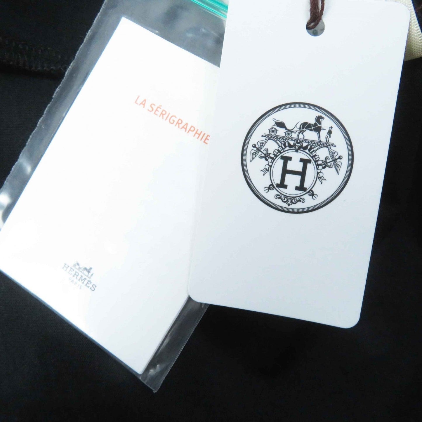 HERMES Short sleeve T-shirt 3H4611DL cotton black Do Re Boucles 34