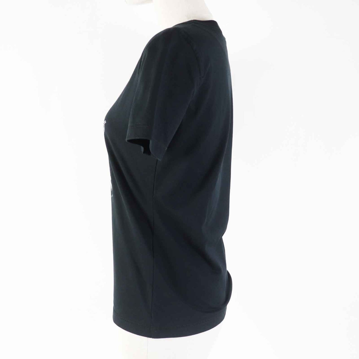 HERMES Short sleeve T-shirt 3H4611DL cotton black Do Re Boucles 34
