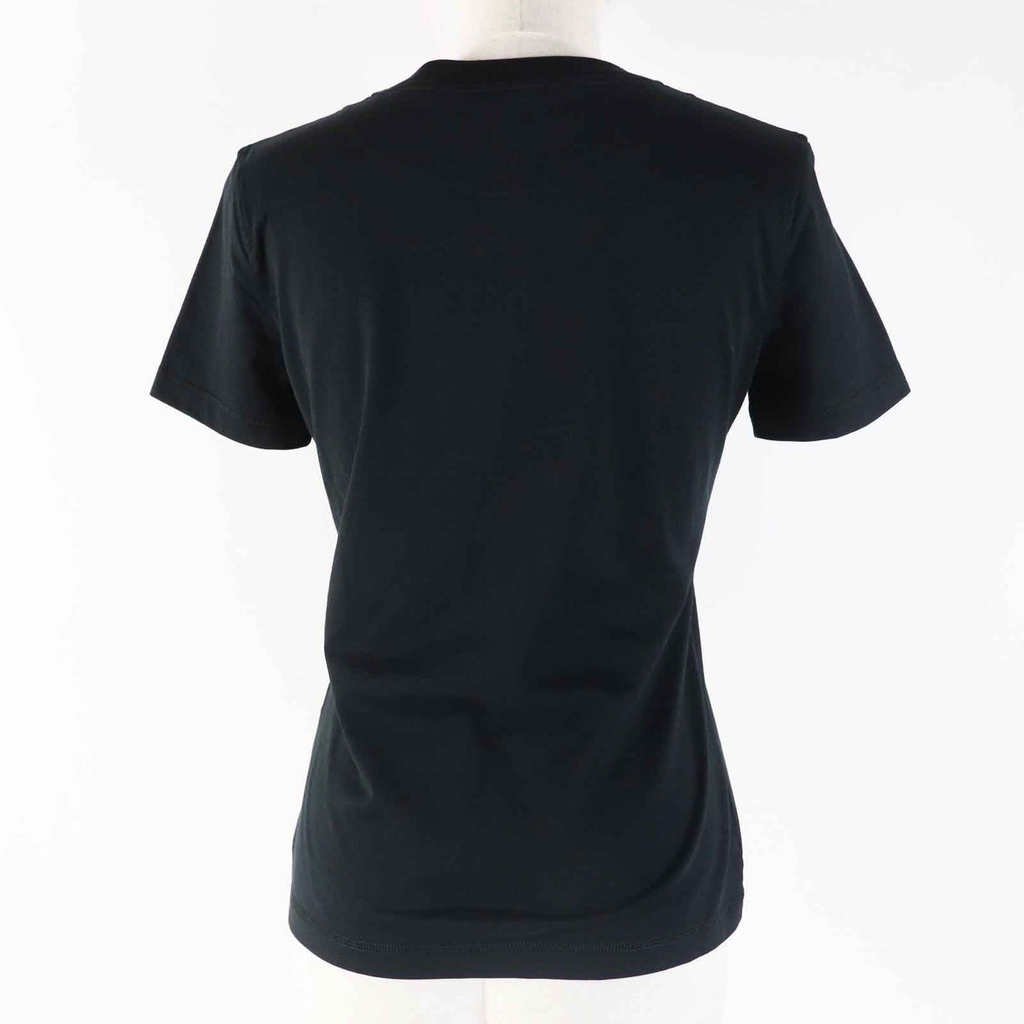 HERMES Short sleeve T-shirt 3H4611DL cotton black Do Re Boucles 34