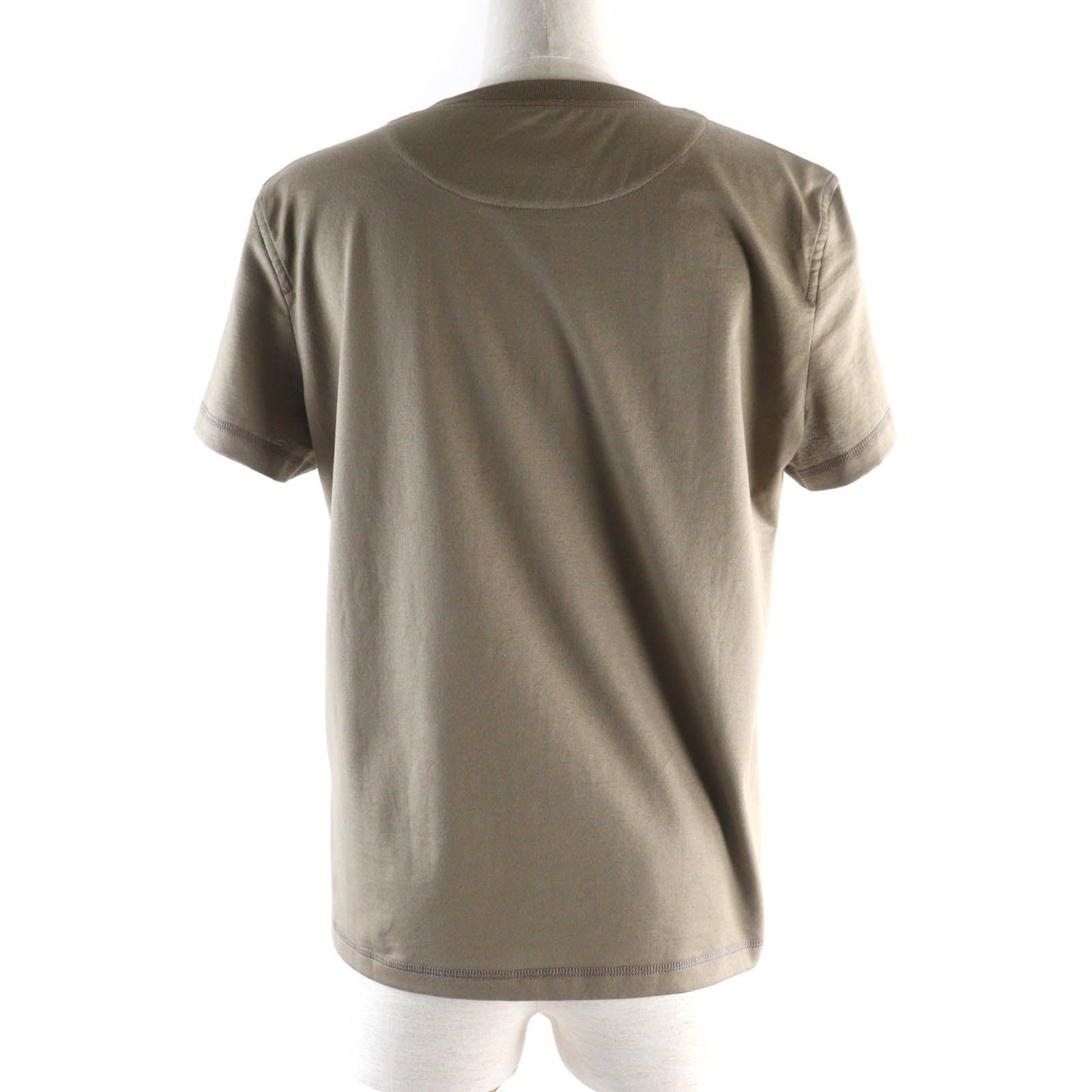 HERMES Short sleeve T-shirt 4H4615DA cotton light brown 40