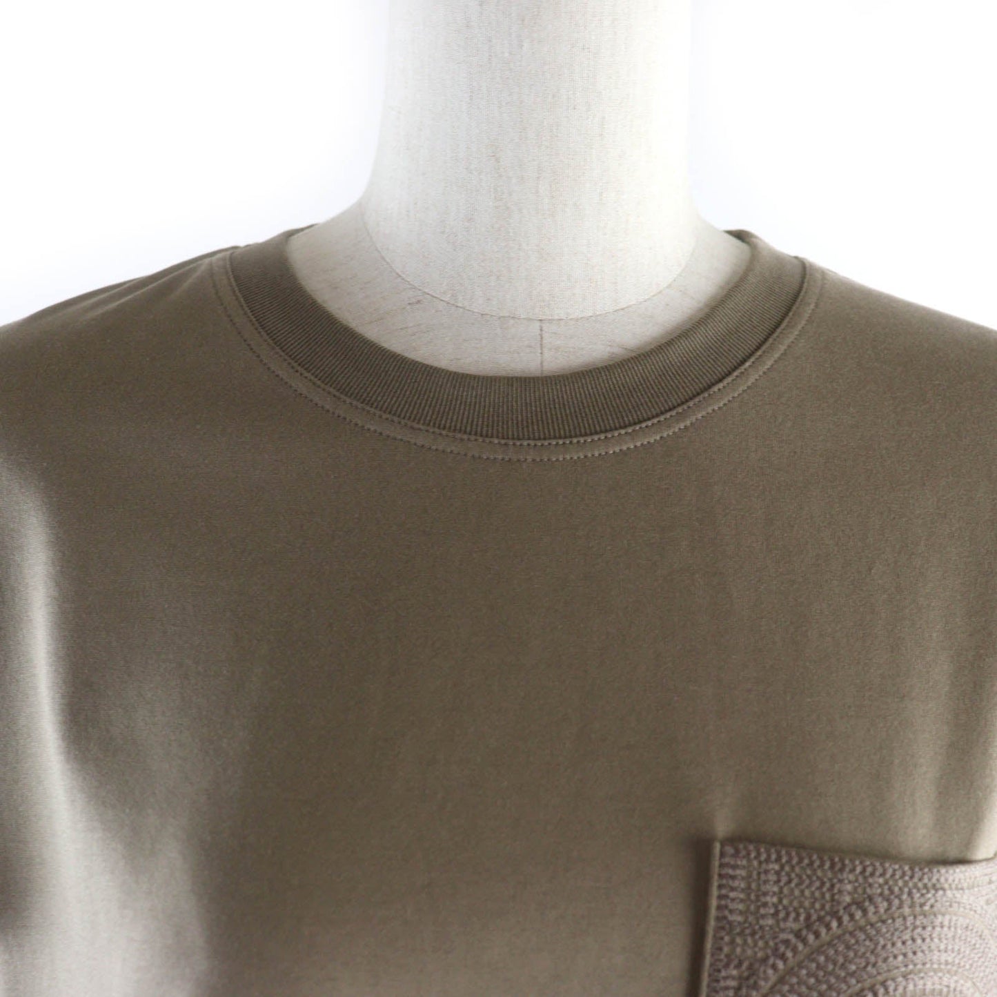 HERMES Short sleeve T-shirt 4H4615DA cotton light brown 40