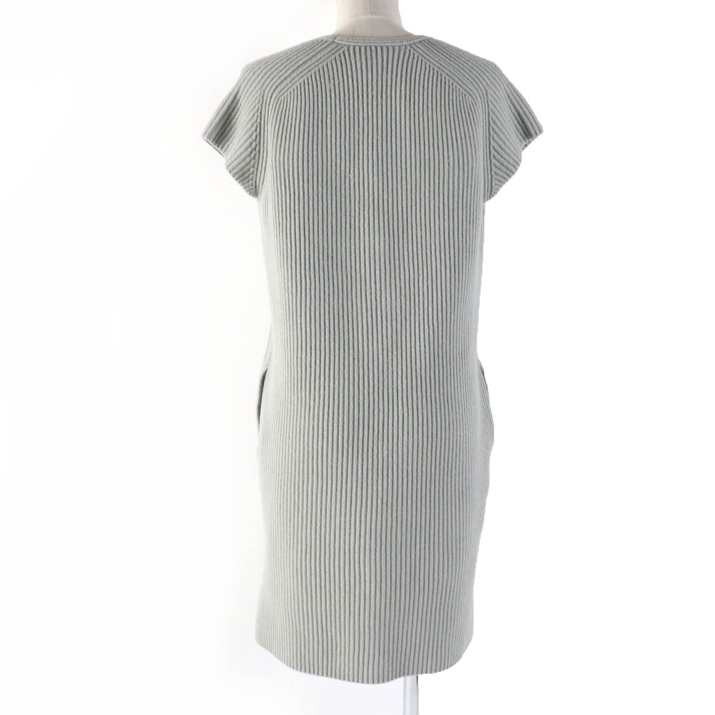 HERMES one piece wool gray 36