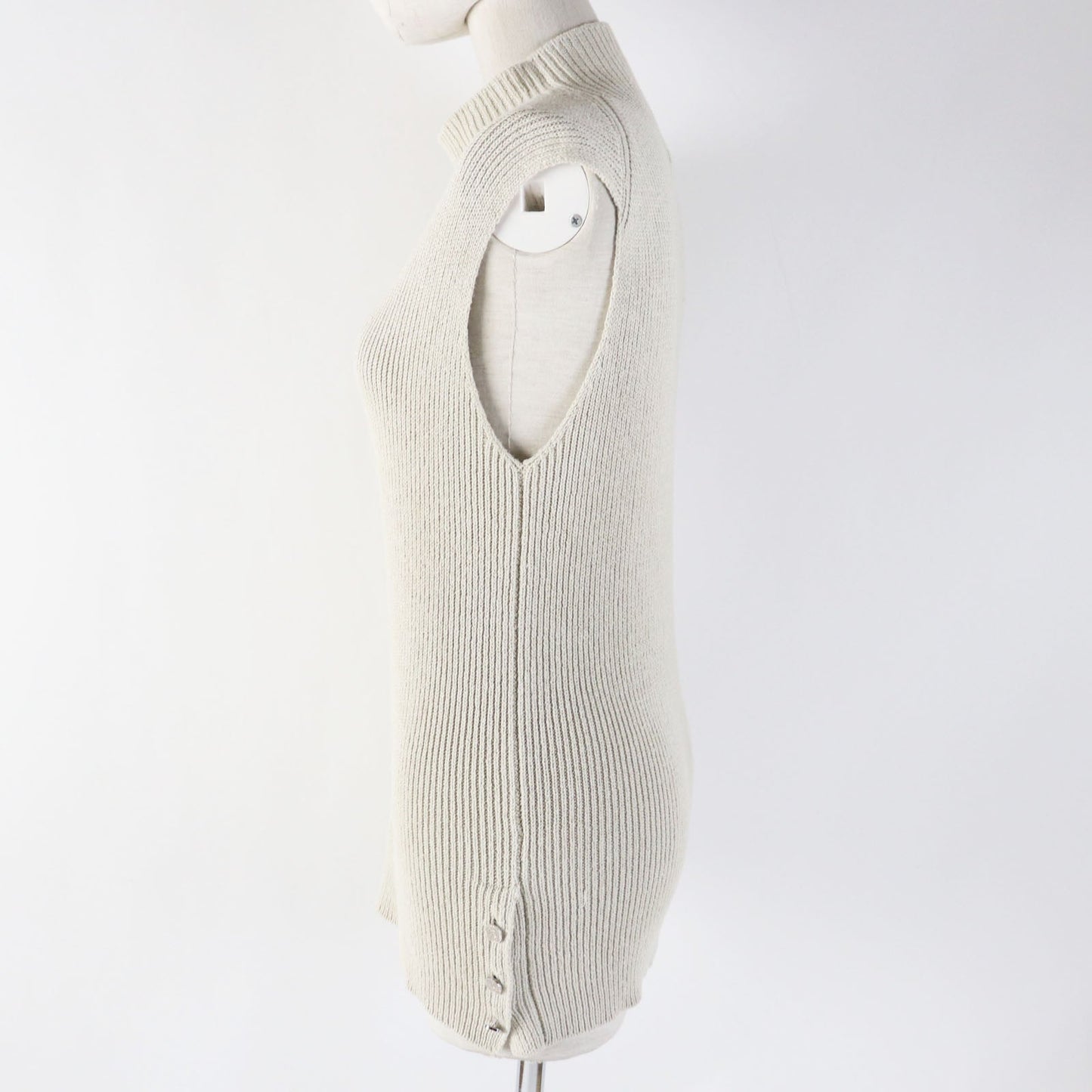 HERMES knit silk beige Margiela period