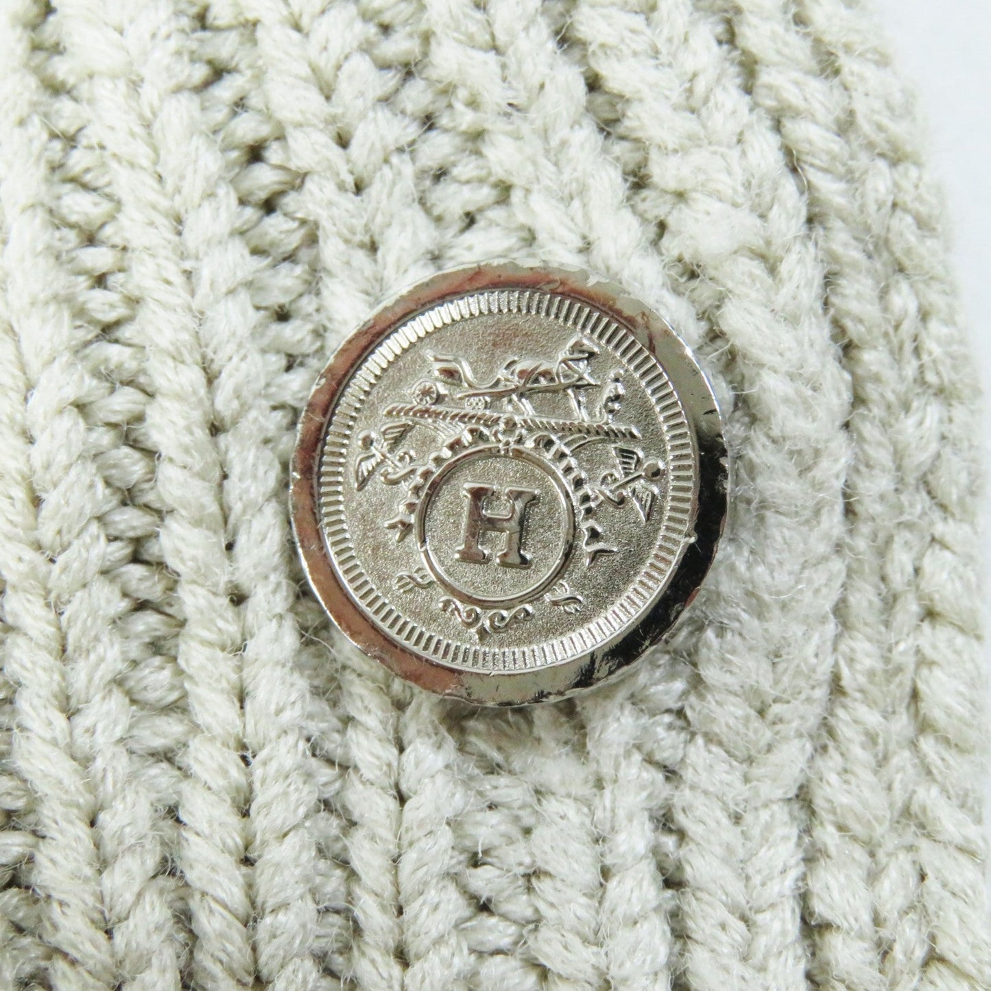 HERMES knit silk beige Margiela period