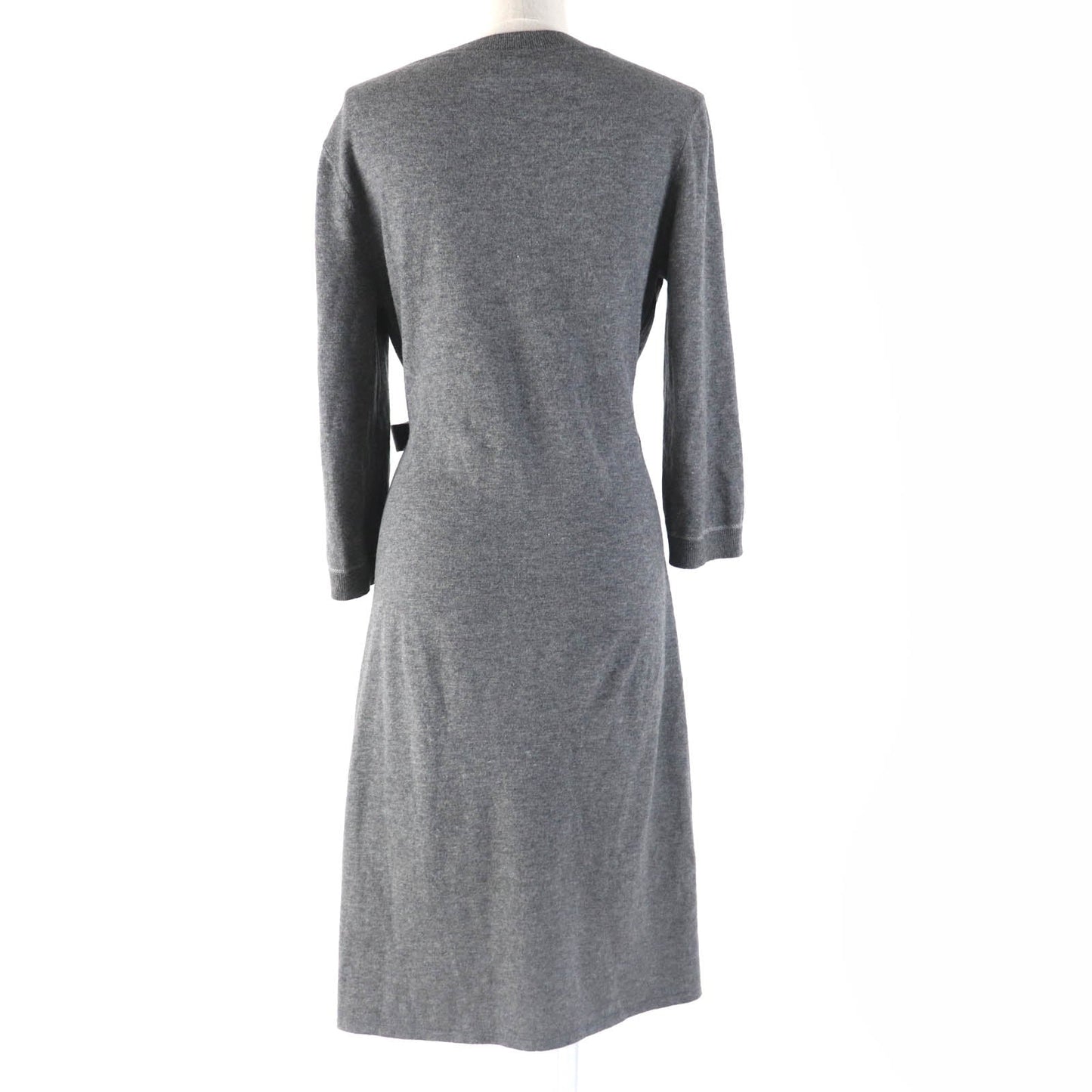 HERMES one piece wool gray 36